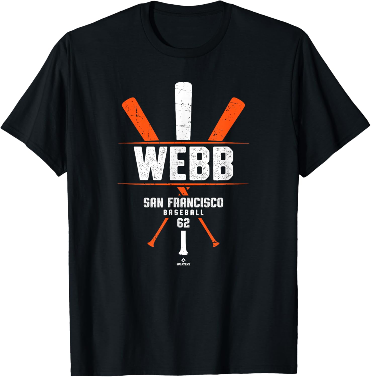 Vintage Baseball Bat Gameday Logan Webb San Francisco T-Shirt for Fans - 1