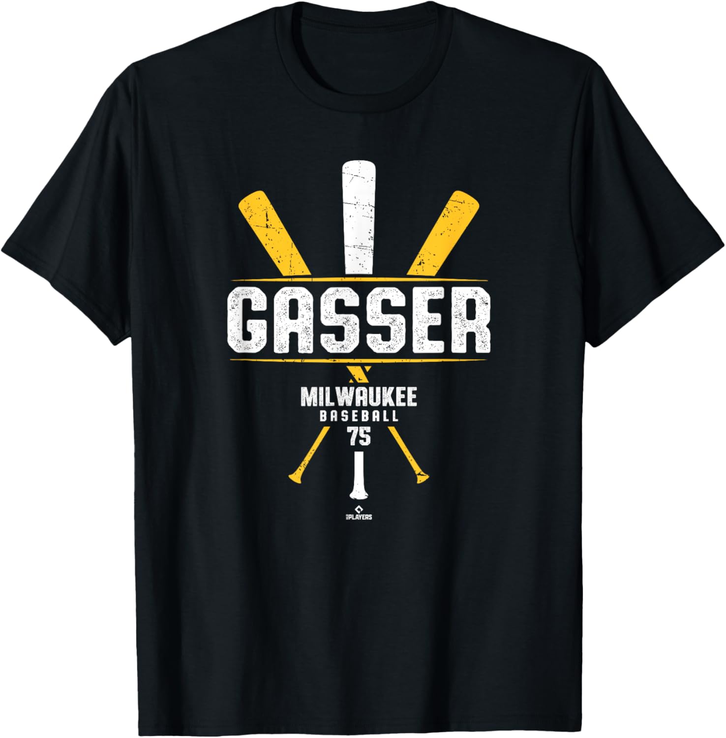 Vintage Baseball Bat Gameday Robert Gasser Milwaukee T-Shirt for Fans - 2