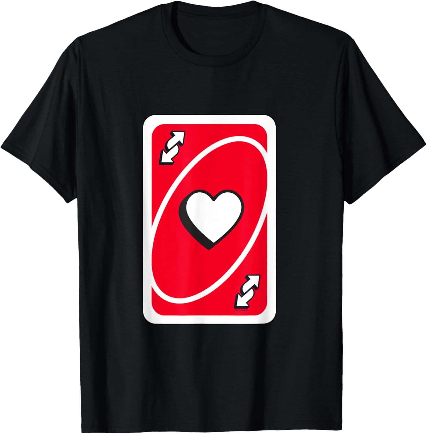 UNO Valentine's Day Red Reverse Card T-Shirt for Fun Celebrations - 11