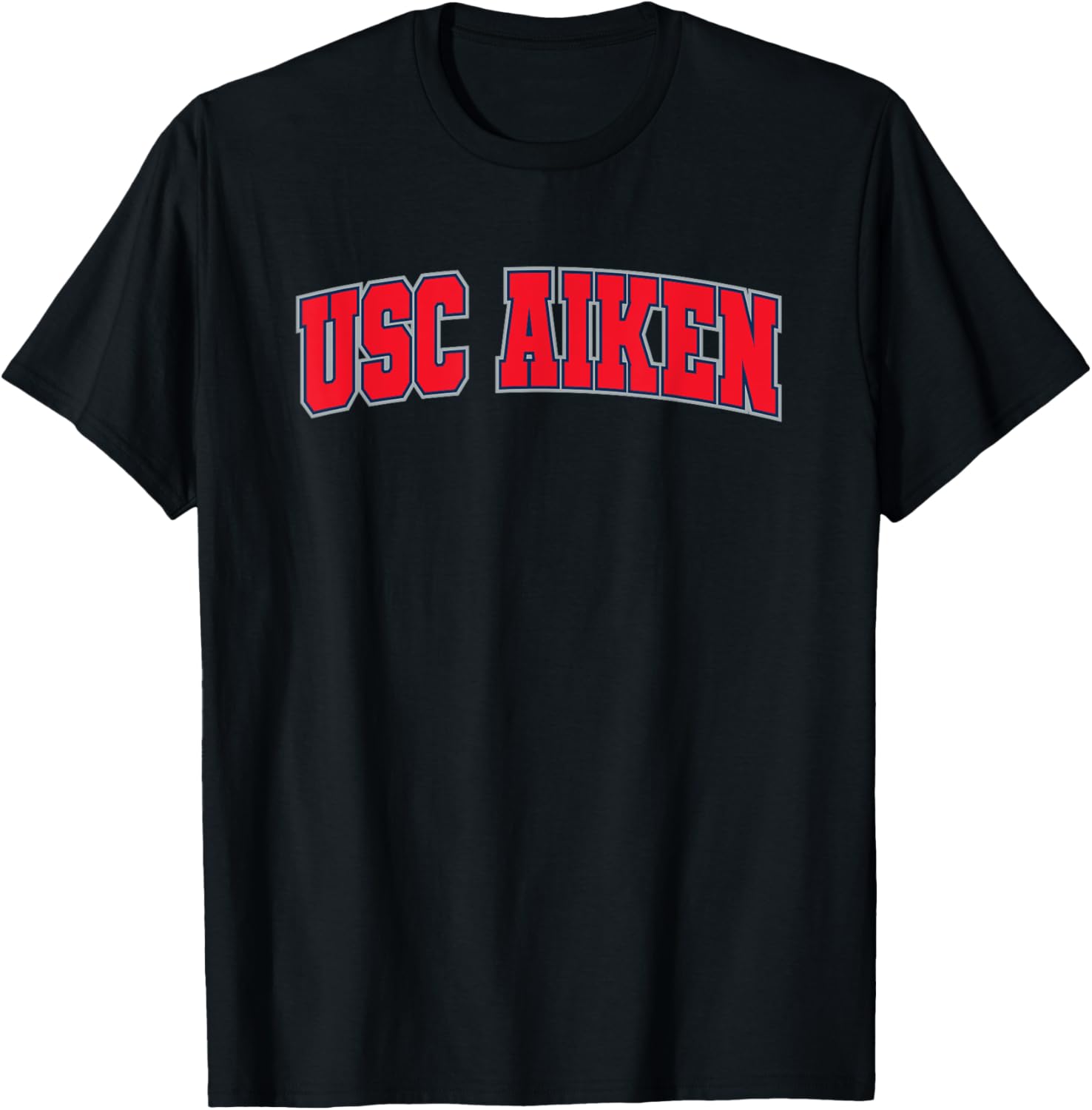University of South Carolina Aiken Pacers Arch Logo T-Shirt for Fans - 1