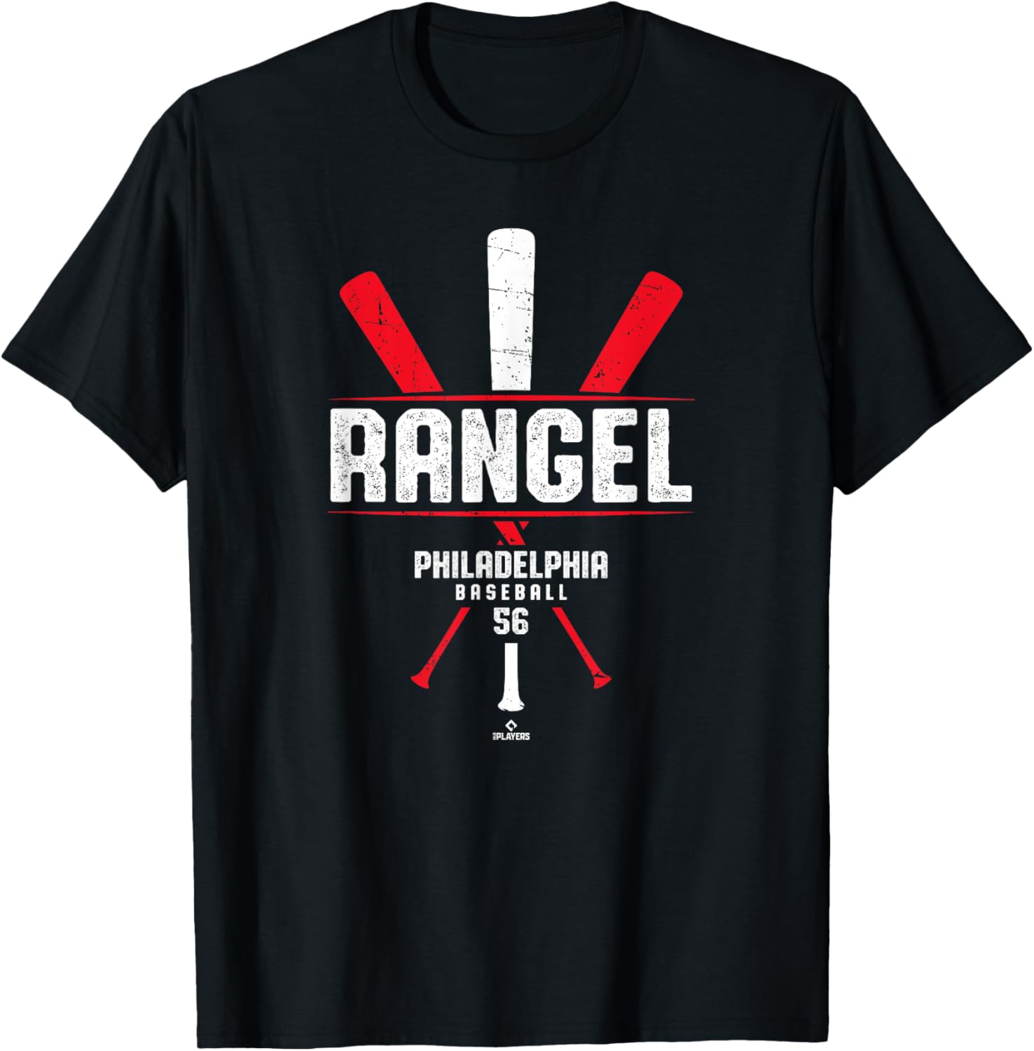 Vintage Baseball Bat Gameday Alan Rangel Philadelphia T-Shirt for Fans - 2