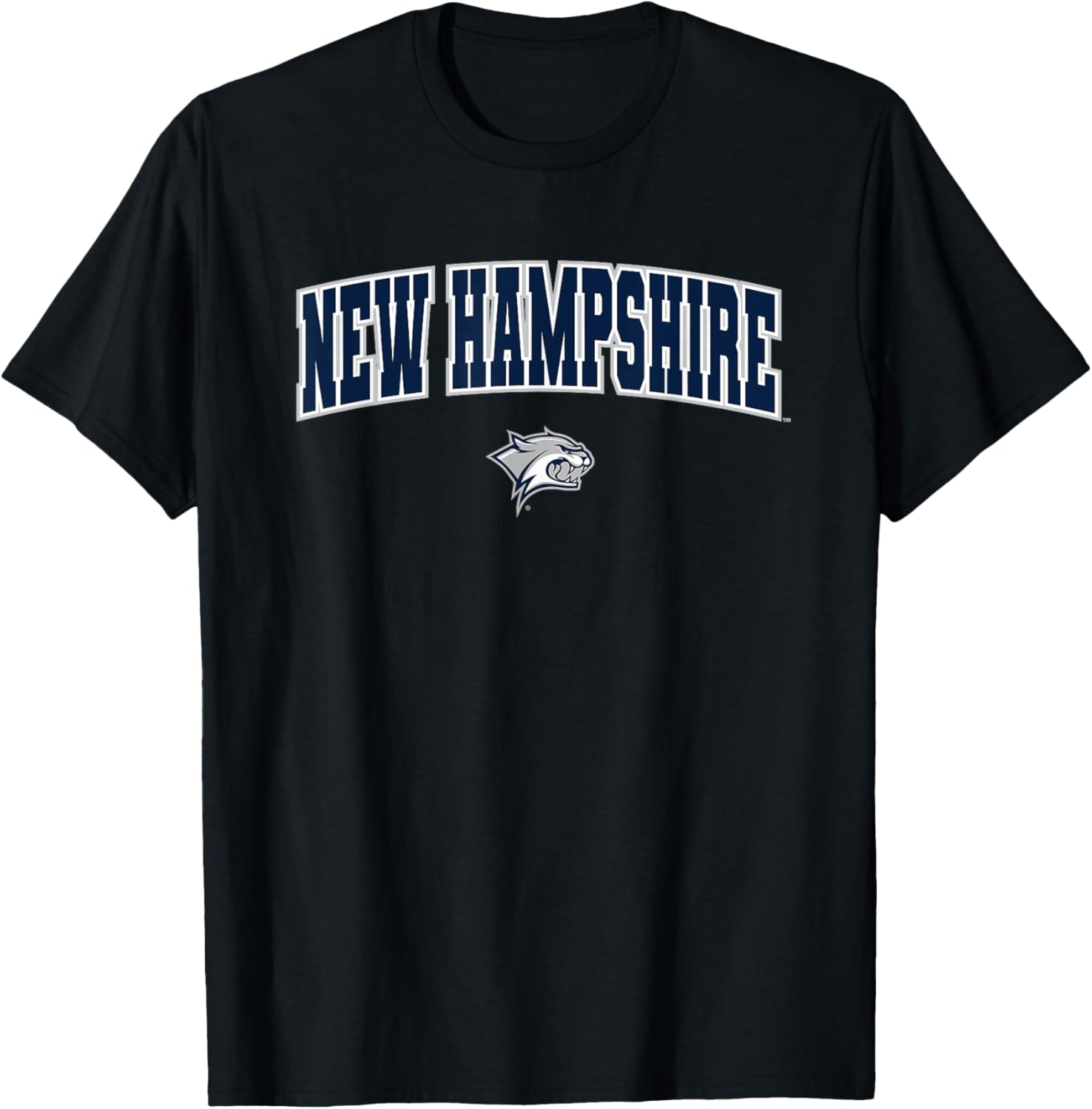 University of New Hampshire Wildcats Arch Logo T-Shirt for Fans - 1