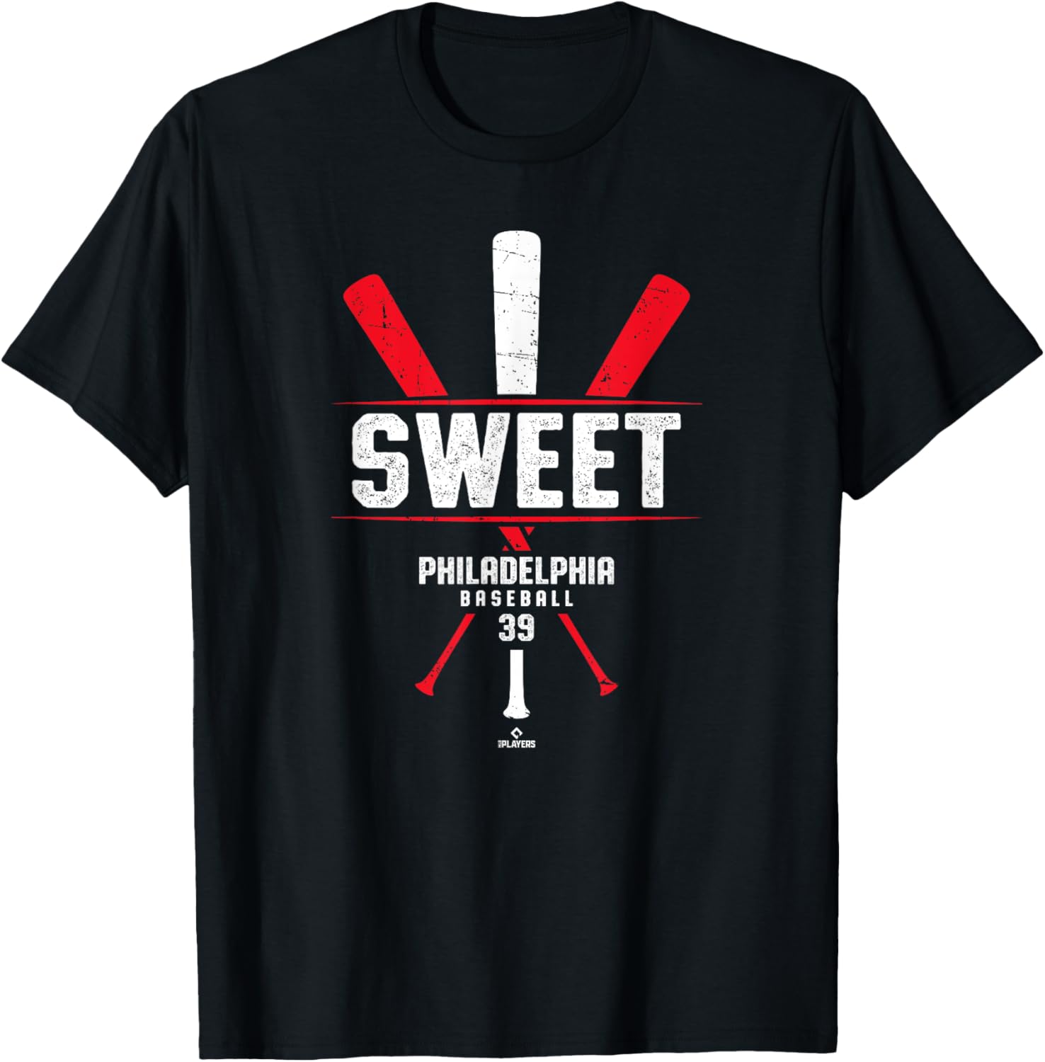 Vintage Baseball Bat Devin Sweet Philadelphia T-Shirt for Game Day Fun - 2