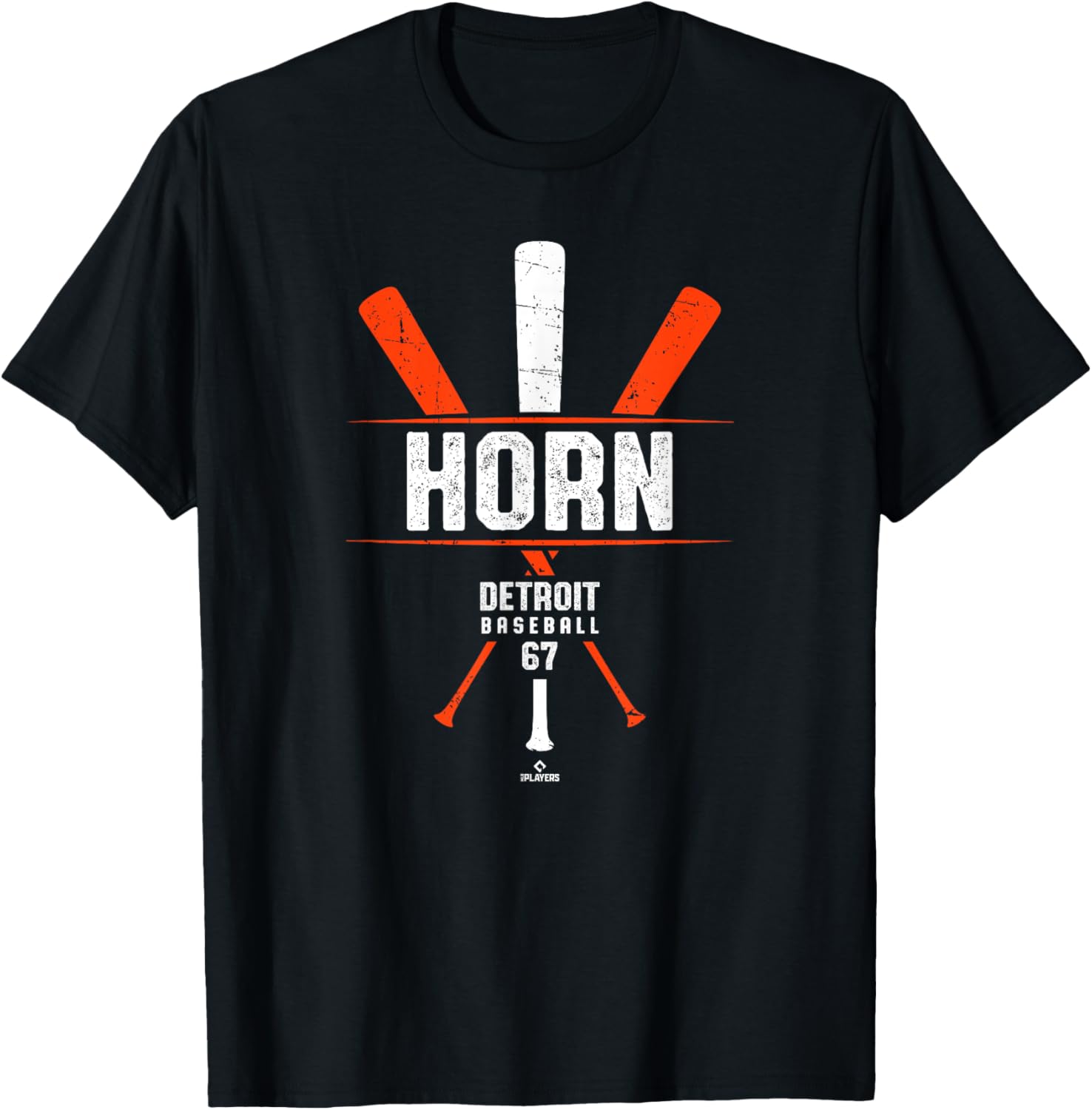 Vintage Baseball Bat Gameday Bailey Horn Detroit T-Shirt for Fans - 4
