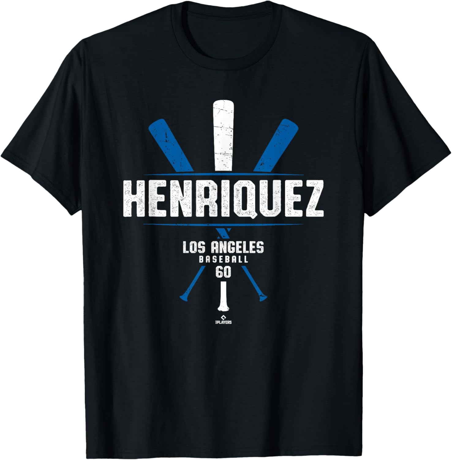Vintage Baseball Bat Gameday Edgardo Henriquez Los Angeles Shirt - 3