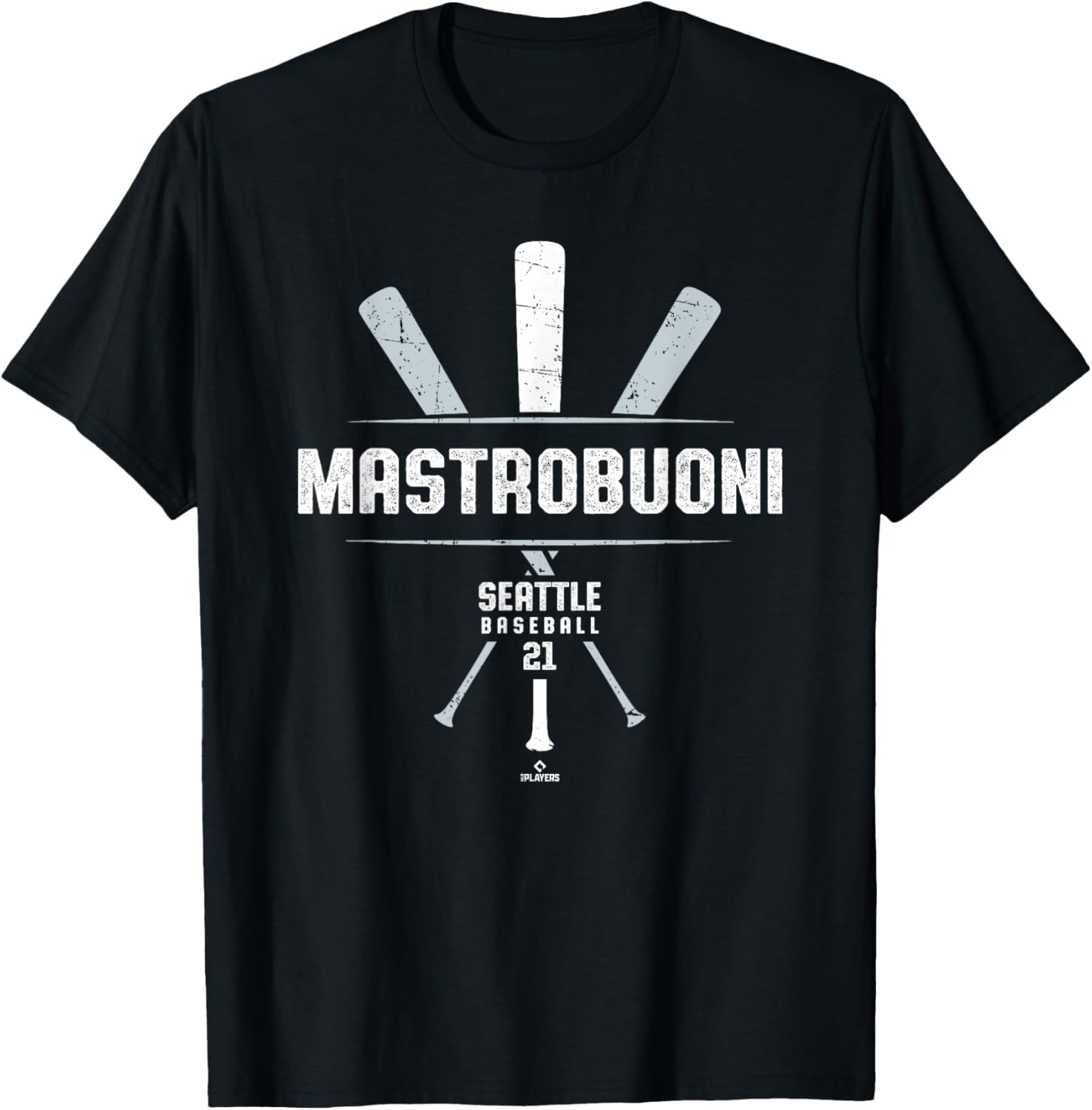 Vintage Baseball Bat Seattle T-Shirt Gameday Miles Mastrobuoni Apparel - 4