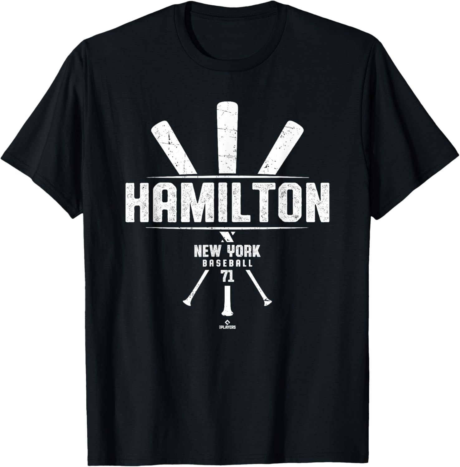 Vintage Baseball Bat Gameday T-Shirt for Ian Hamilton New York Fans - 4