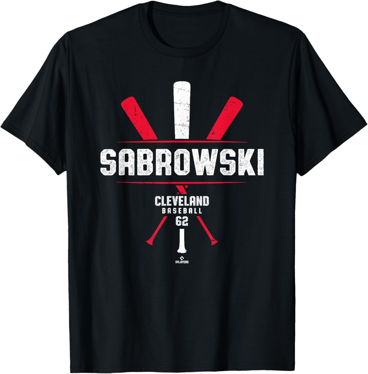 Vintage Baseball Bat Gameday Erik Sabrowski Cleveland T-Shirt for Fans - 2