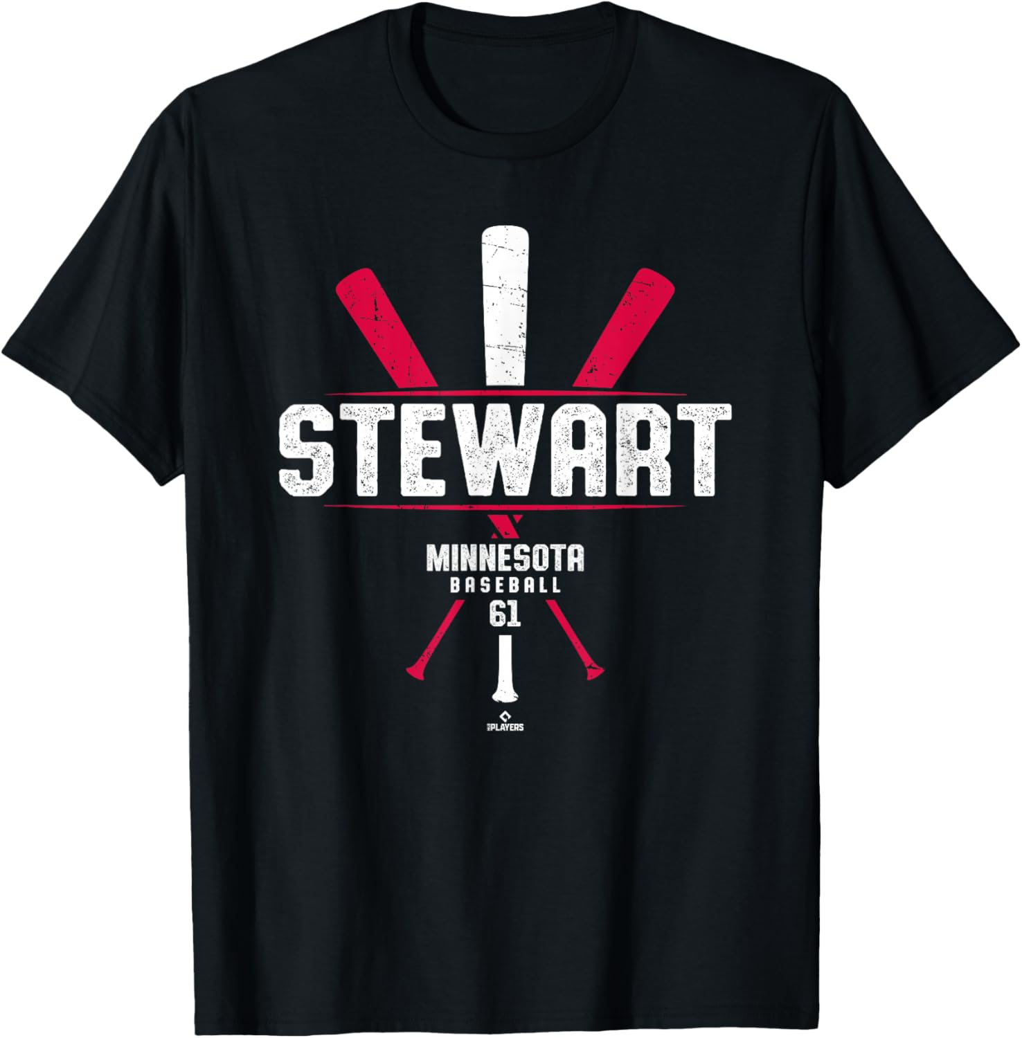 Vintage Baseball Bat Gameday Brock Stewart Minnesota T-Shirt for Fans - 1