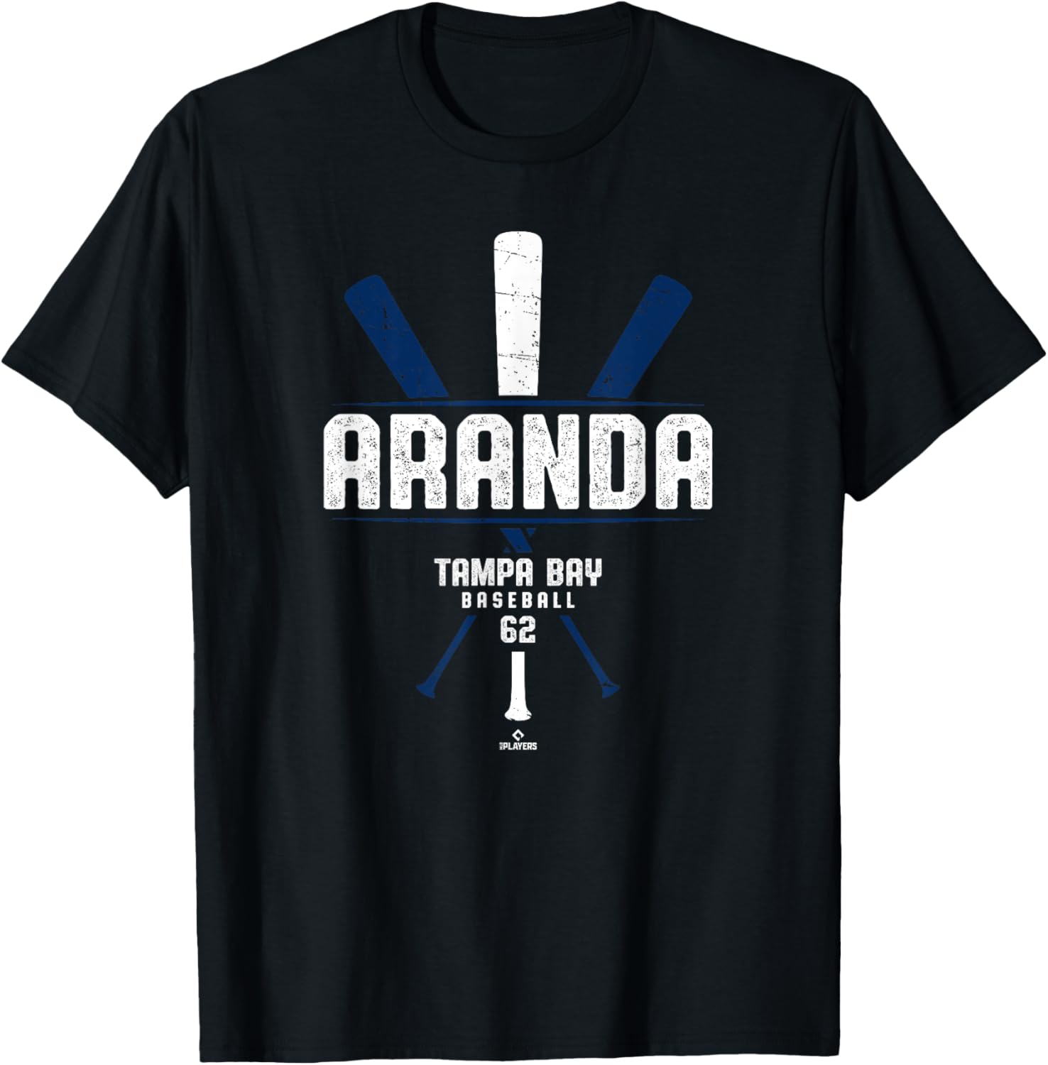 Vintage Baseball Bat Gameday Jonathan Aranda Tampa Bay T-Shirt for Fans - 1