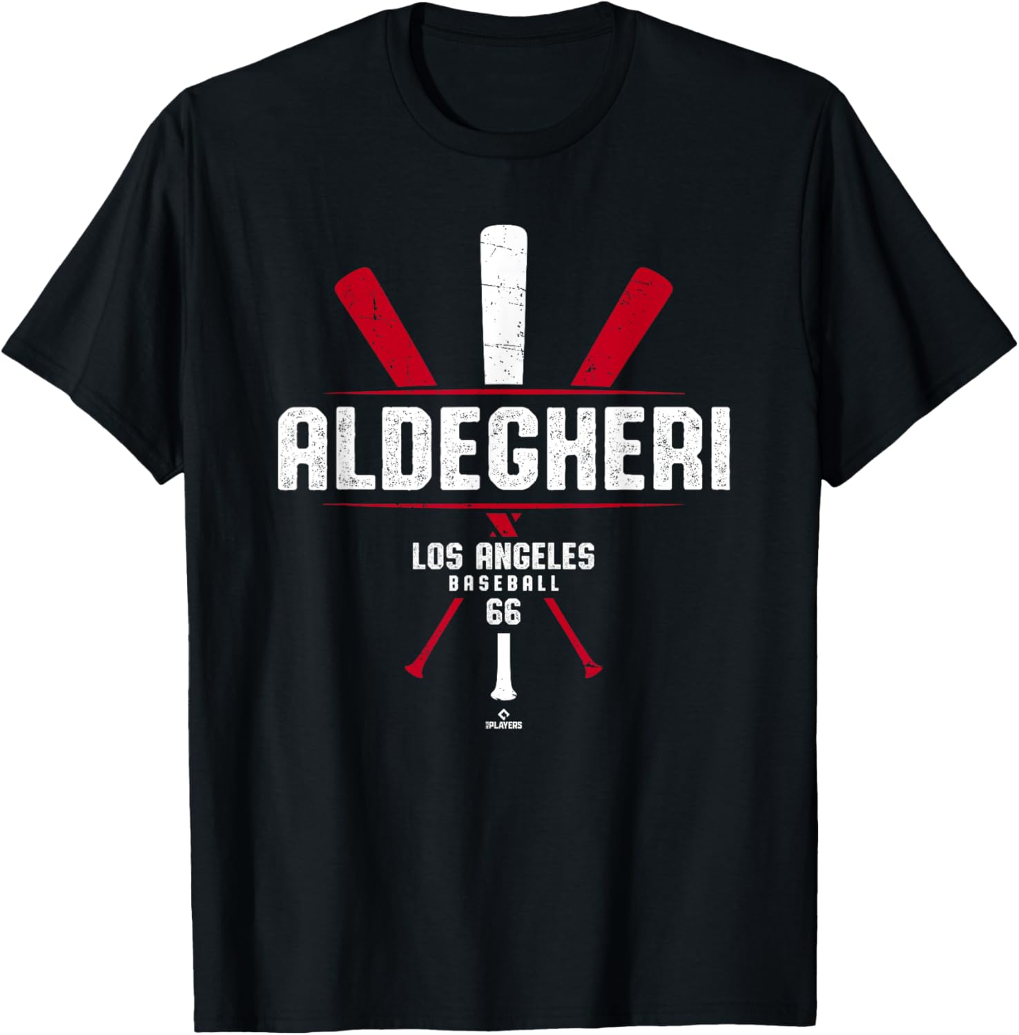Vintage Baseball Bat Gameday Sam Aldegheri Los Angeles T-Shirt for Fans - 4