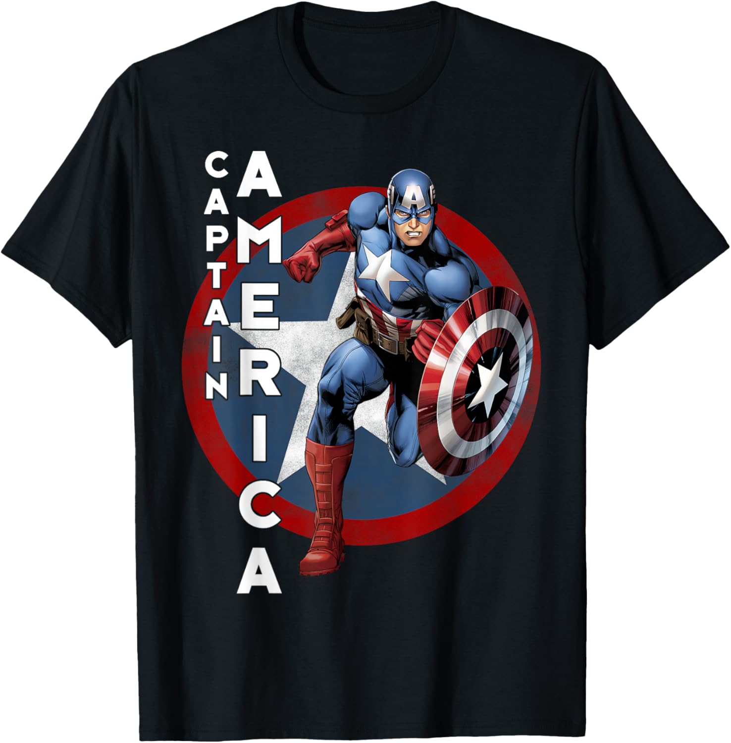 Vintage Captain America T-Shirt Marvel Avengers Icon for Fans and Collectors - 9