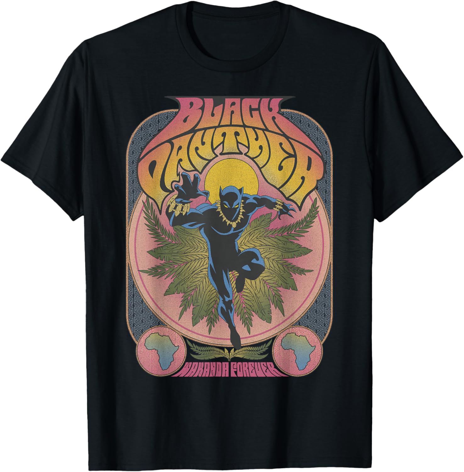 Vintage 70s Black Panther T-Shirt Retro Marvel Style for Fans - 4