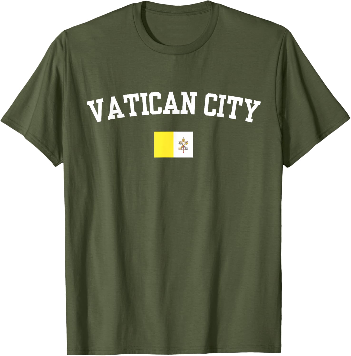 Vatican City Flag Travel T-Shirt Perfect for Souvenir Lovers - 16