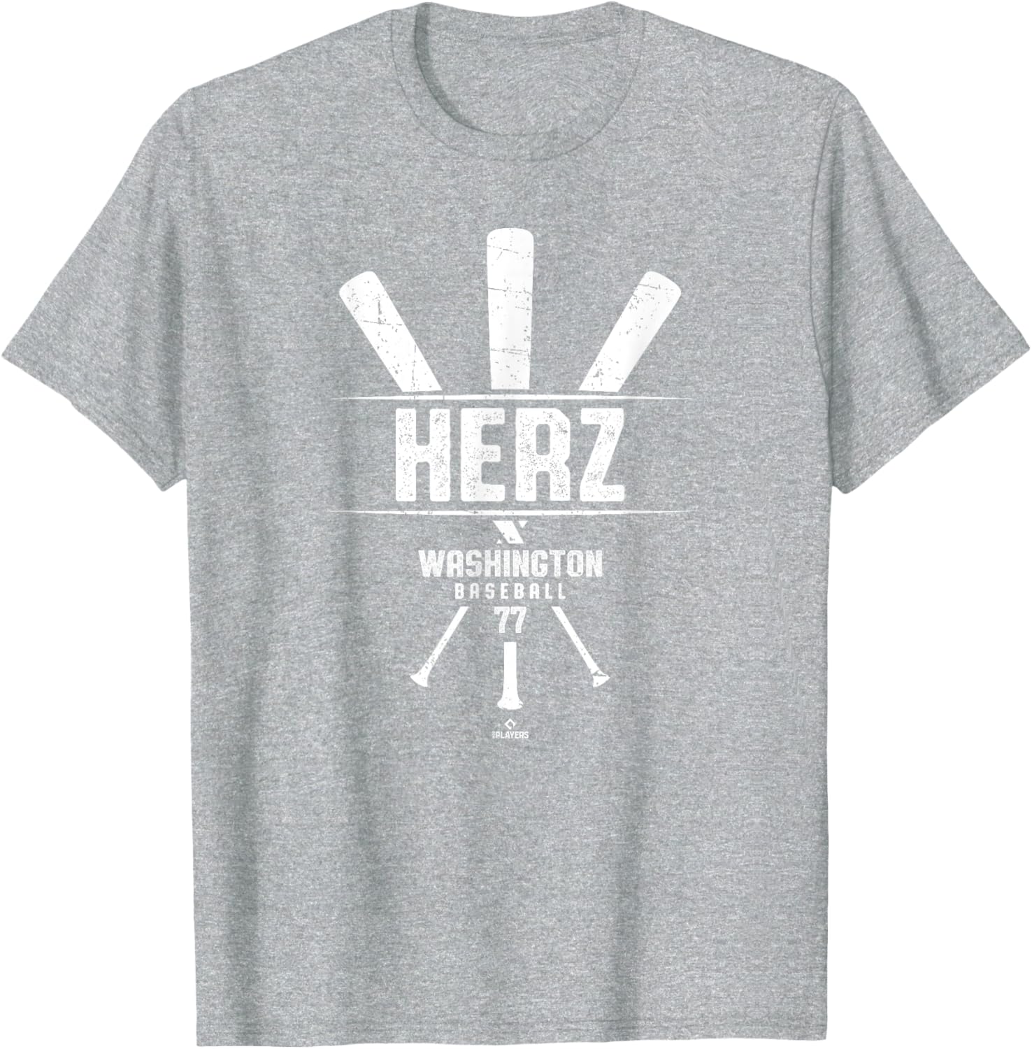 Vintage Baseball Bat T-Shirt for DJ Herz Washington Baseball Fans - 2