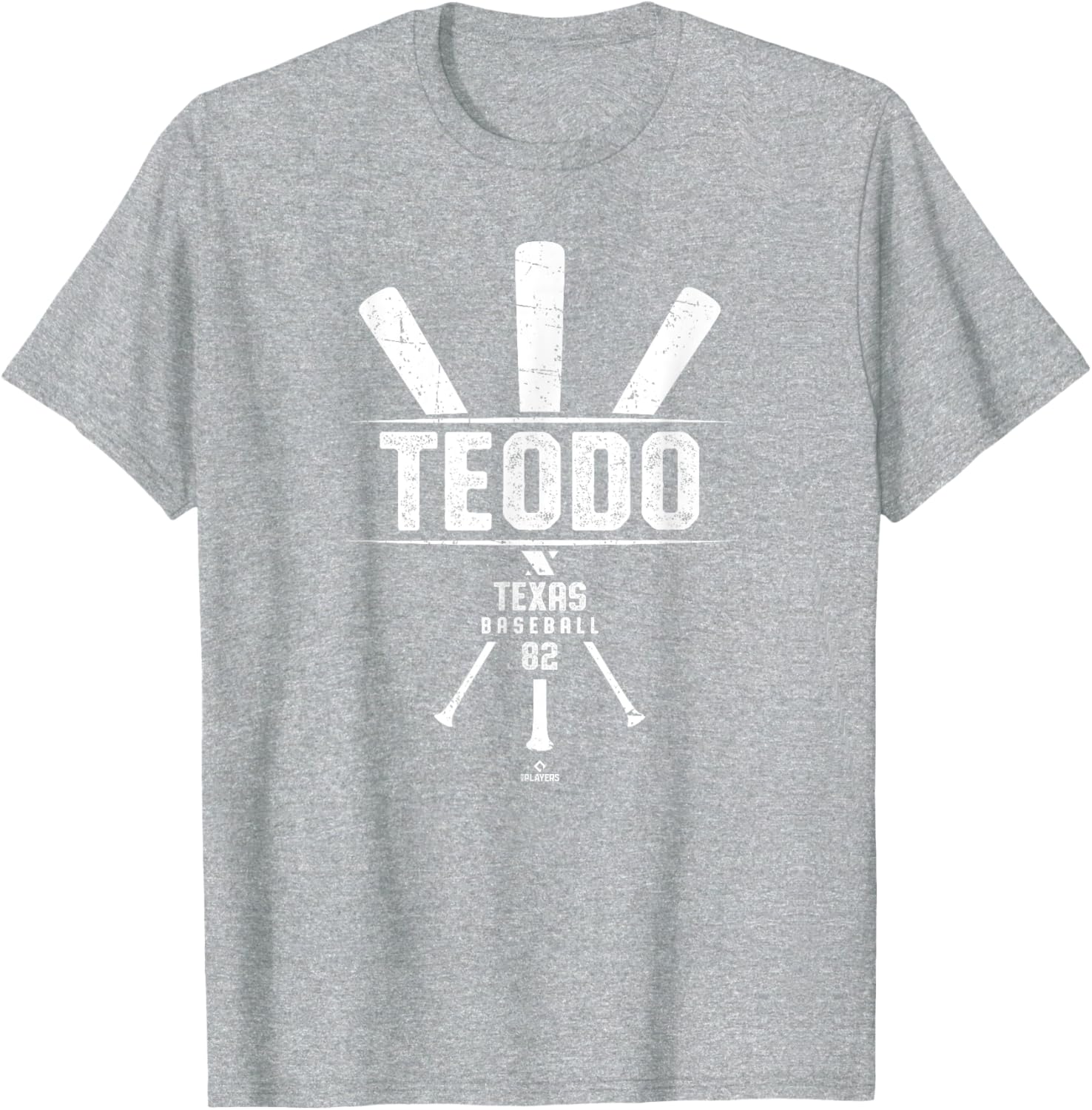 Vintage Baseball Bat Gameday T-Shirt for Texas Fans by Emiliano Teodo - 5