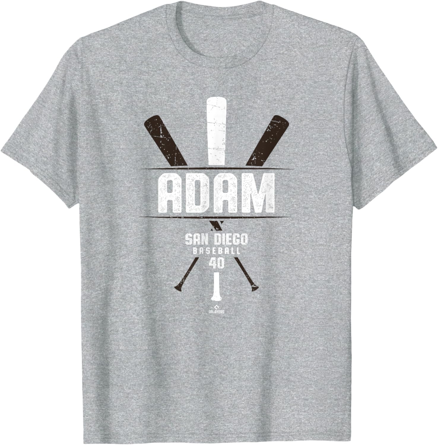 Vintage Baseball Bat Gameday Jason Adam San Diego T-Shirt for Fans - 1