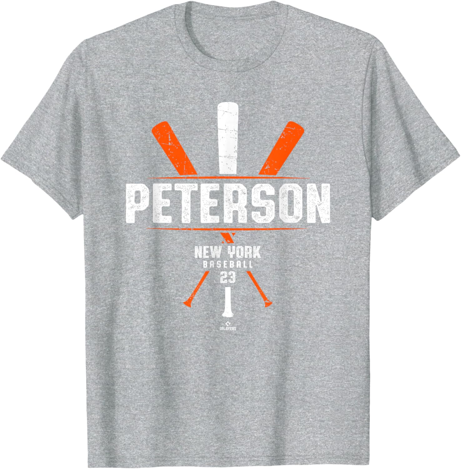 Vintage Baseball Bat Gameday David Peterson New York T-Shirt for Fans - 5