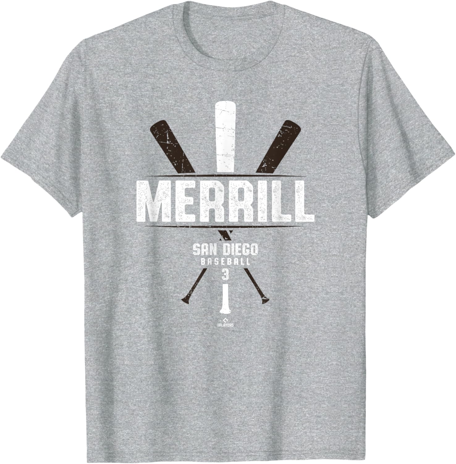 Vintage Baseball Bat Gameday Jackson Merrill San Diego T-Shirt for Fans - 2