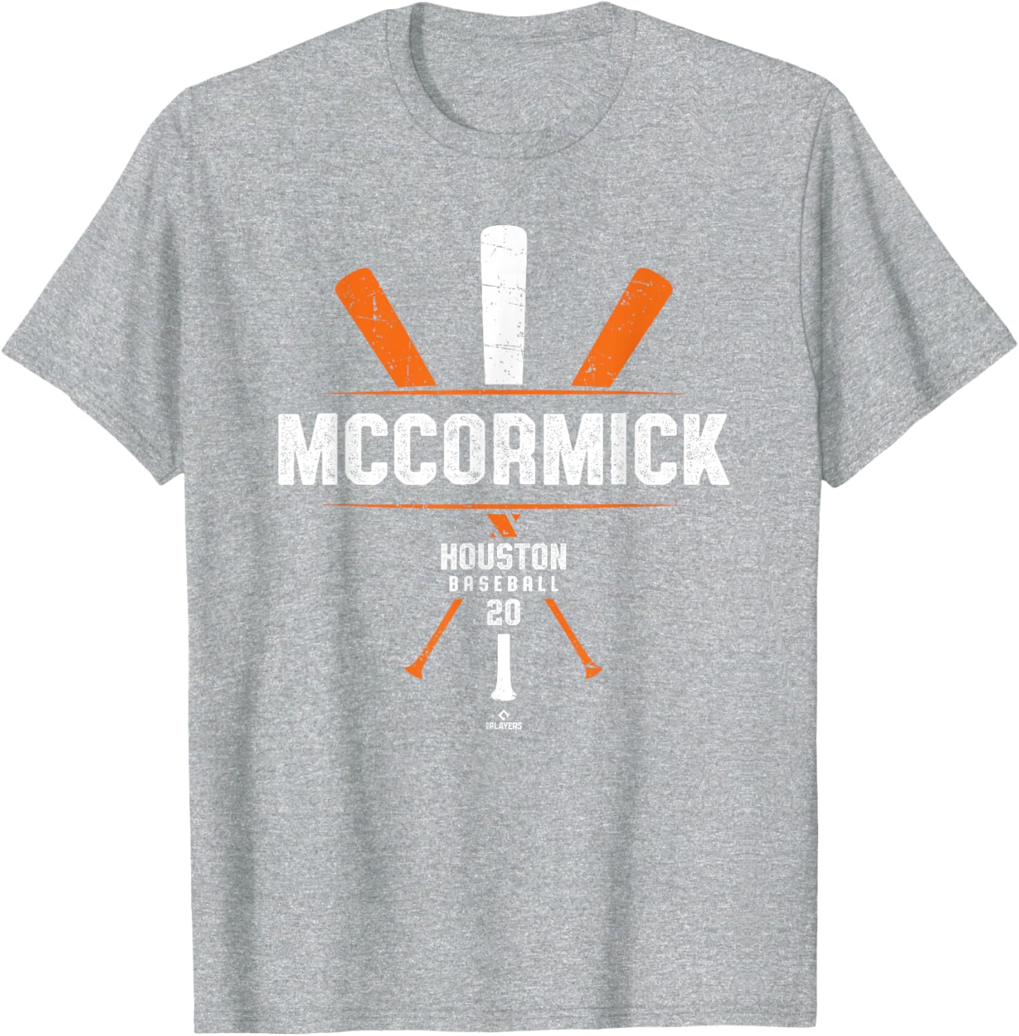 Vintage Baseball Bat Gameday Chas McCormick Houston T-Shirt for Fans - 1