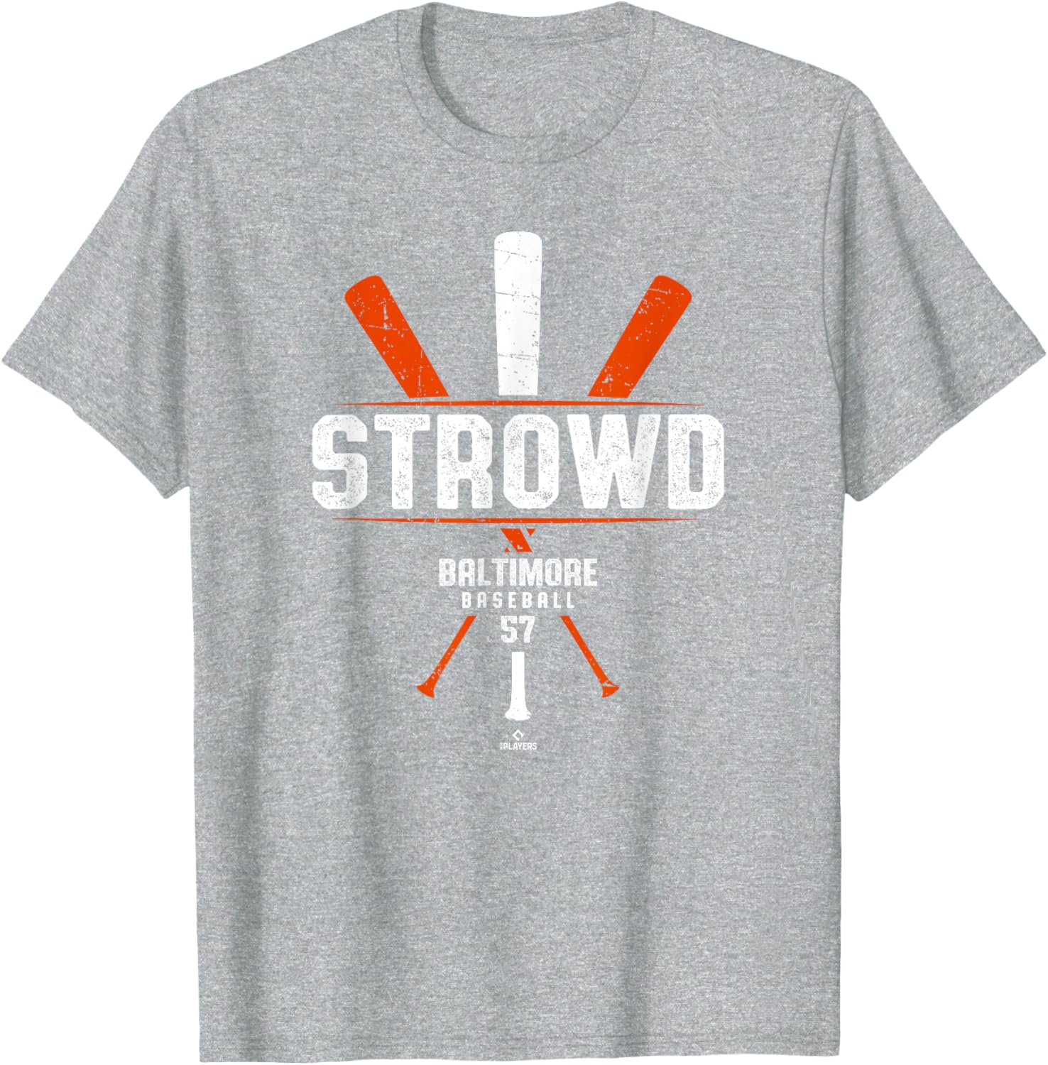 Vintage Baseball Bat Gameday T-Shirt for Kade Strowd Baltimore Fans - 2