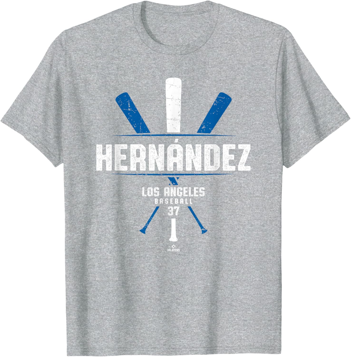 Vintage Baseball Bat Gameday Teoscar Hernandez Los Angeles T-Shirt - 1