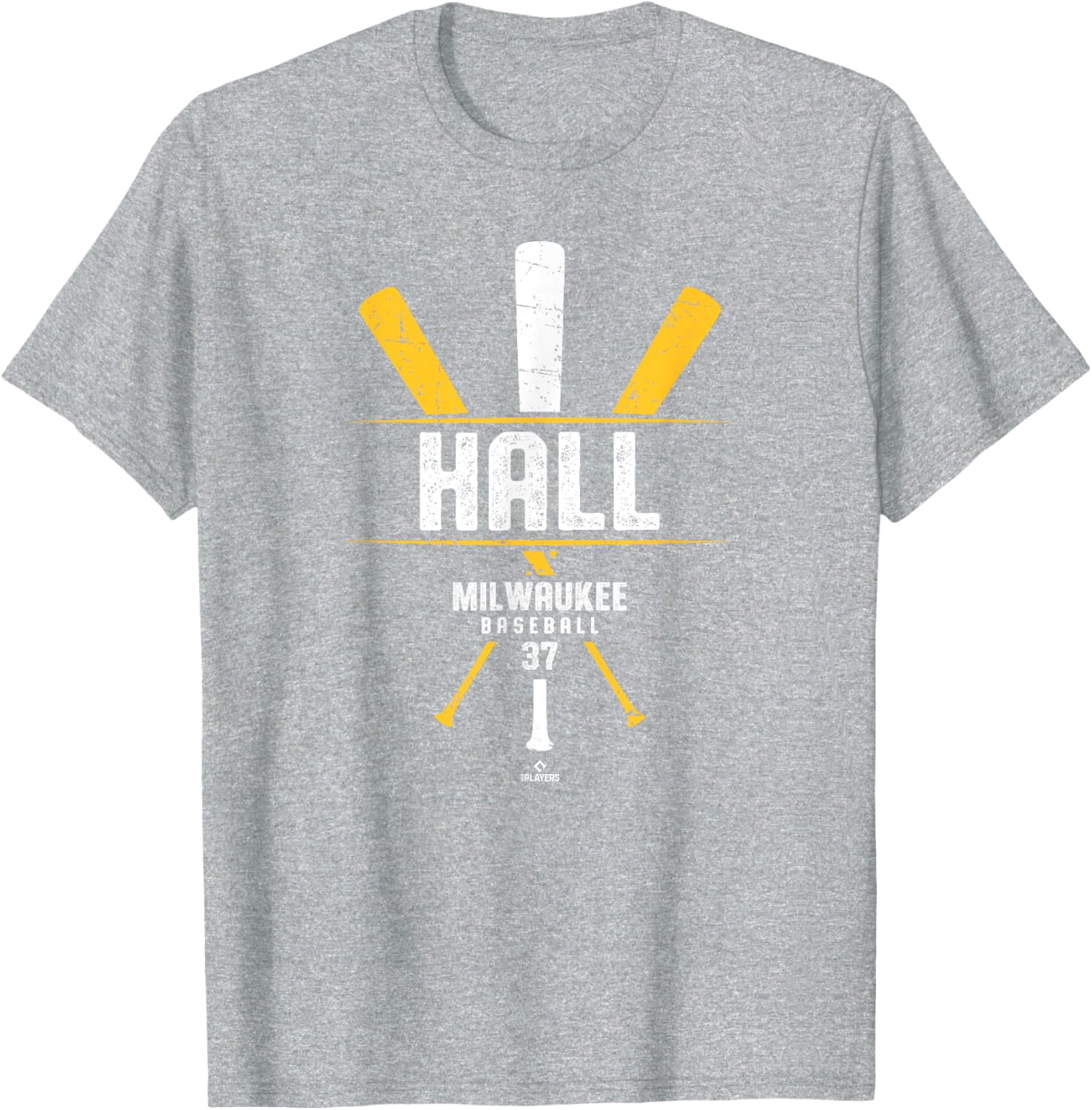 Vintage Baseball Bat Gameday DL Hall Milwaukee Baseball T-Shirt Fashion - 1