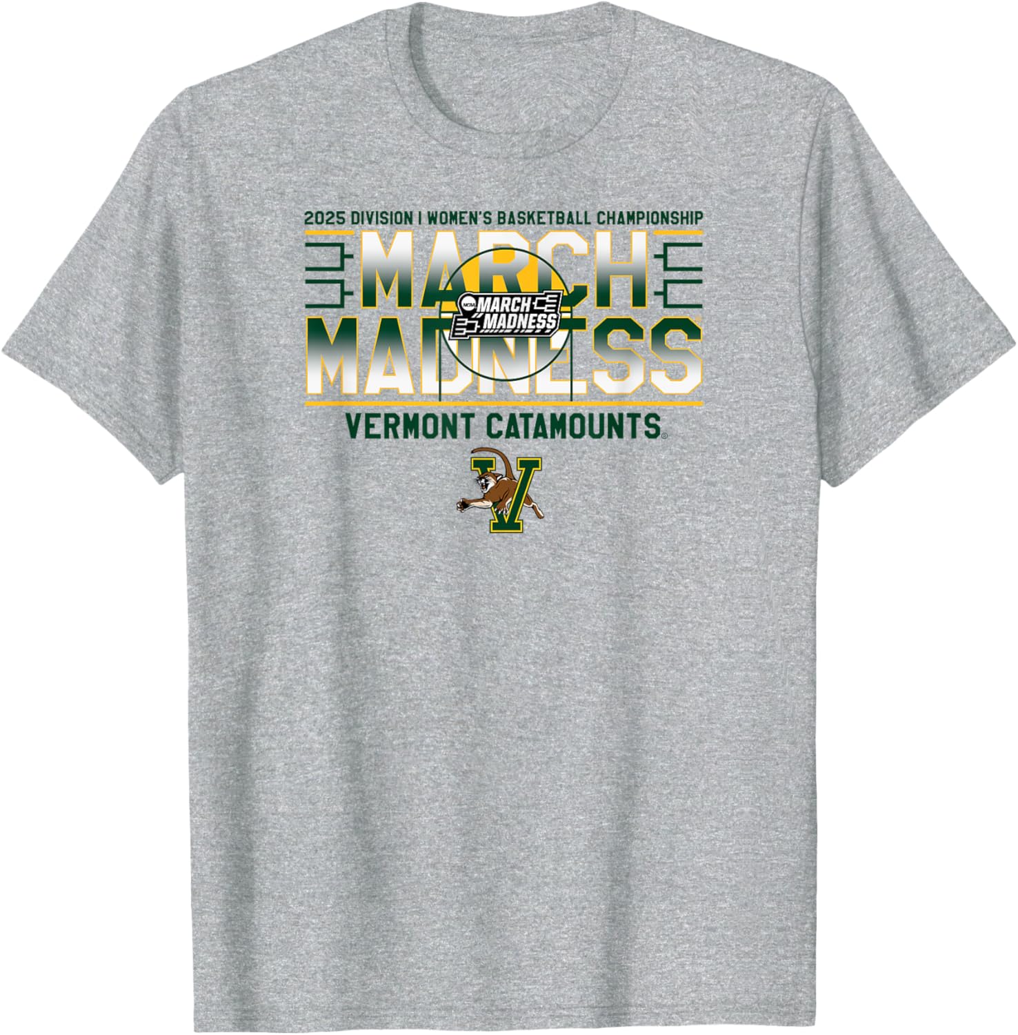 Vermont Catamounts Women's Basketball T-Shirt for March Madness 2025 - 1