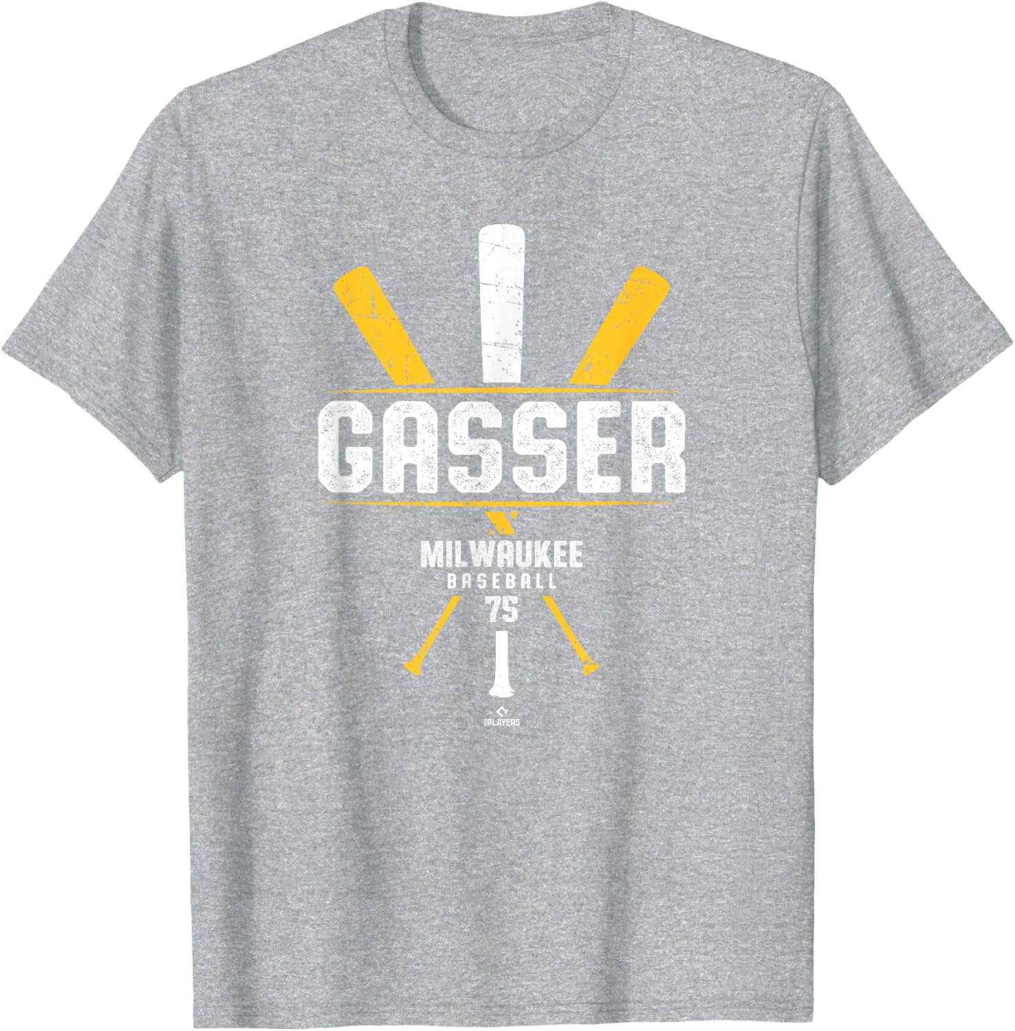 Vintage Baseball Bat Gameday Robert Gasser Milwaukee T-Shirt for Fans - 3