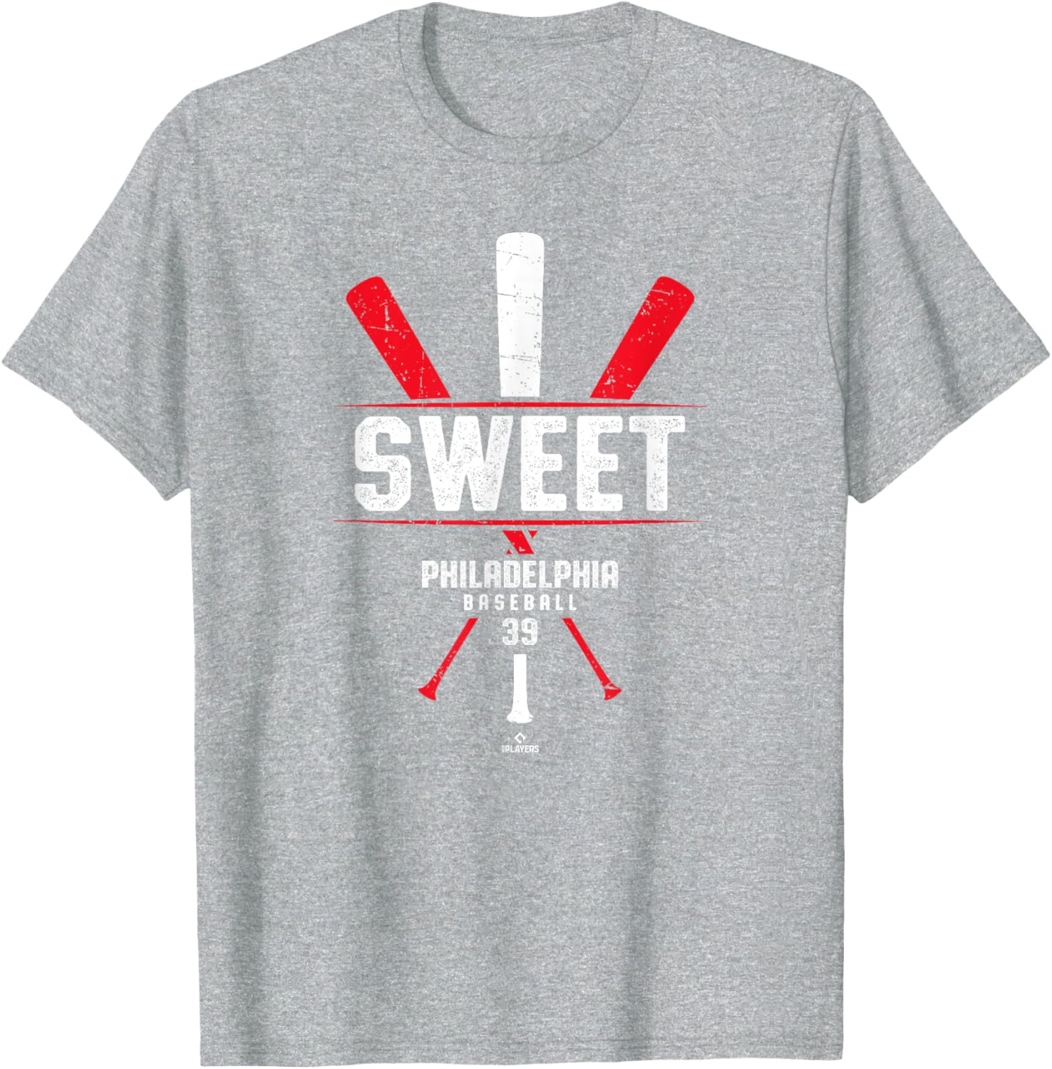 Vintage Baseball Bat Devin Sweet Philadelphia T-Shirt for Game Day Fun - 1