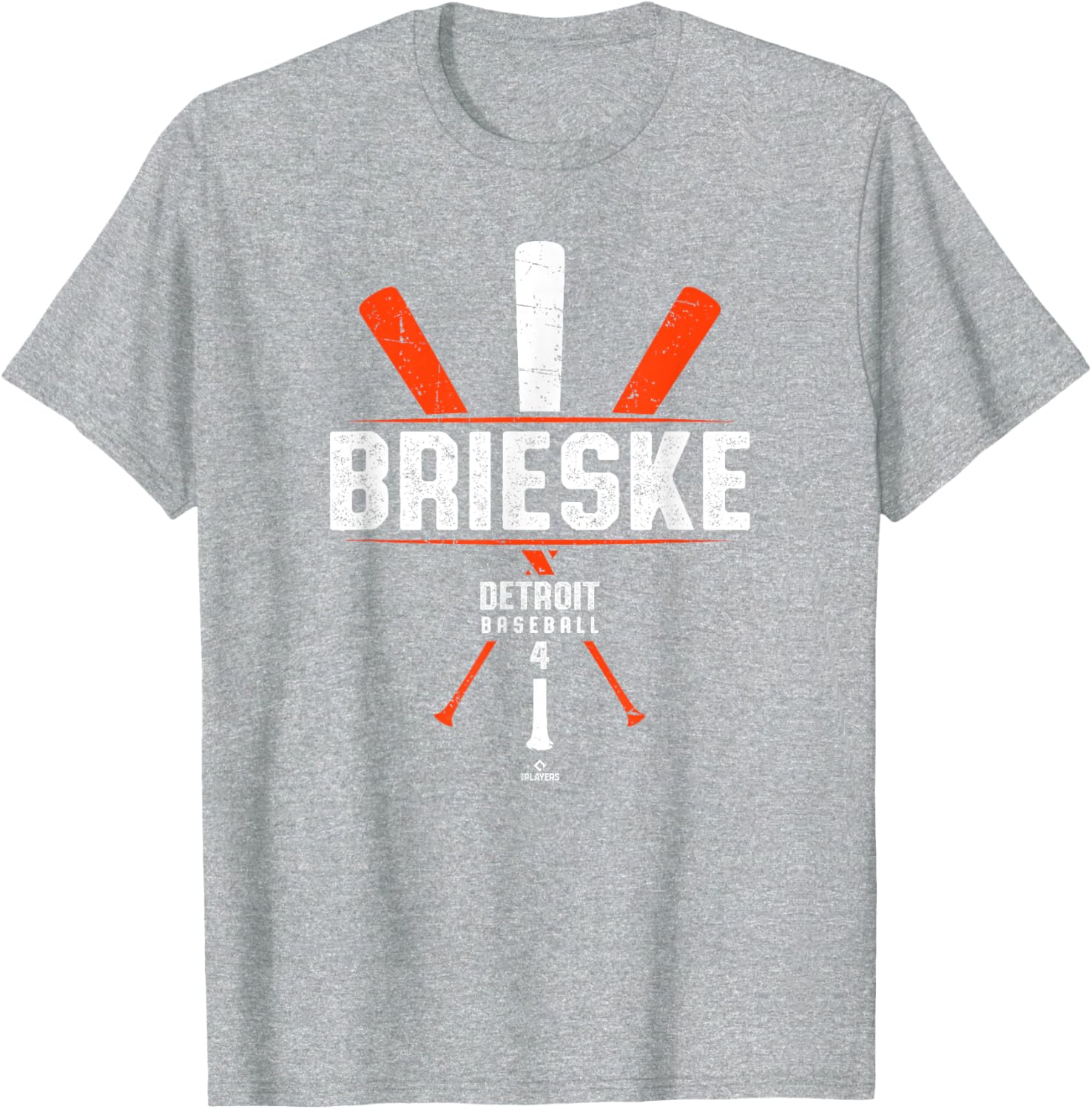 Vintage Baseball Bat Gameday T-Shirt for Beau Brieske Detroit Fans - 4