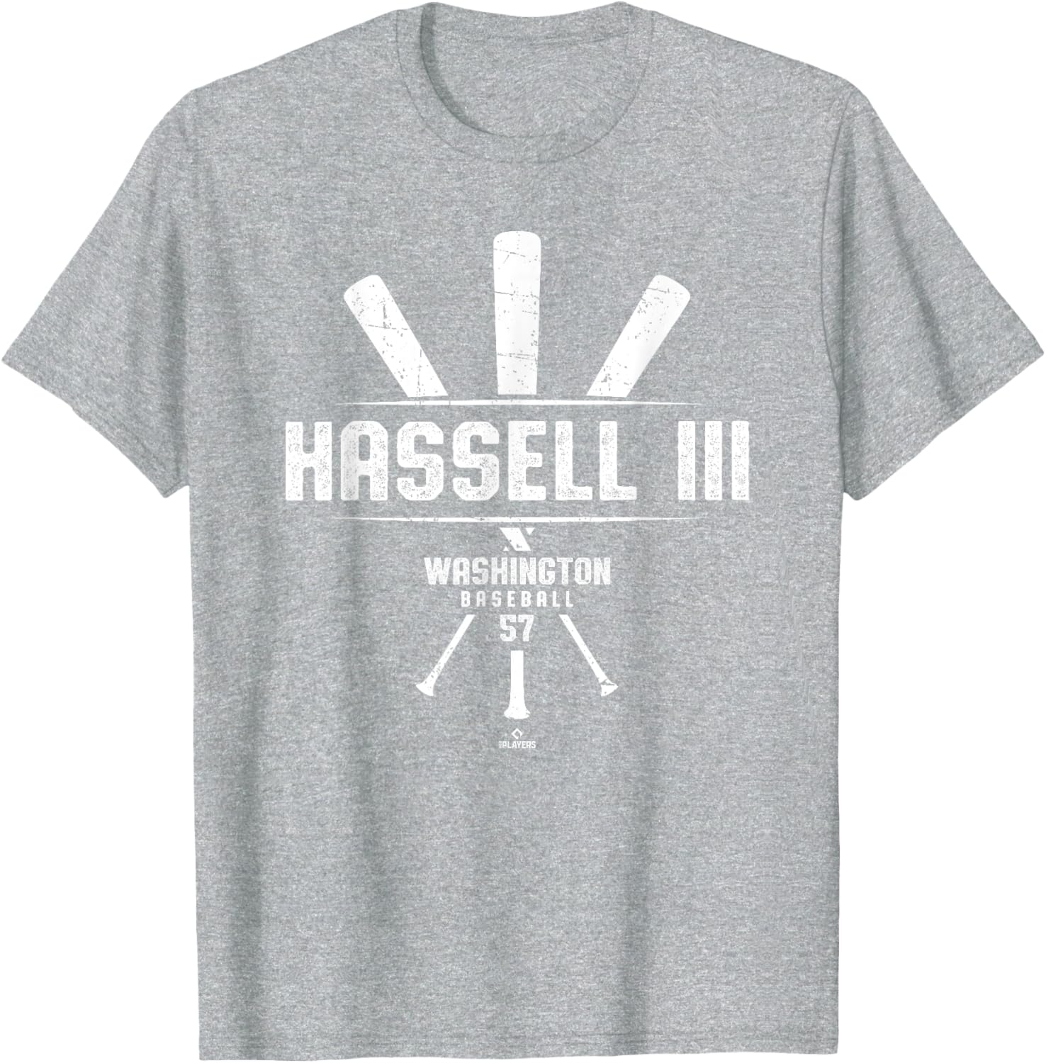 Vintage Baseball Bat Gameday Robert Hassell III Washington T-Shirt - 2