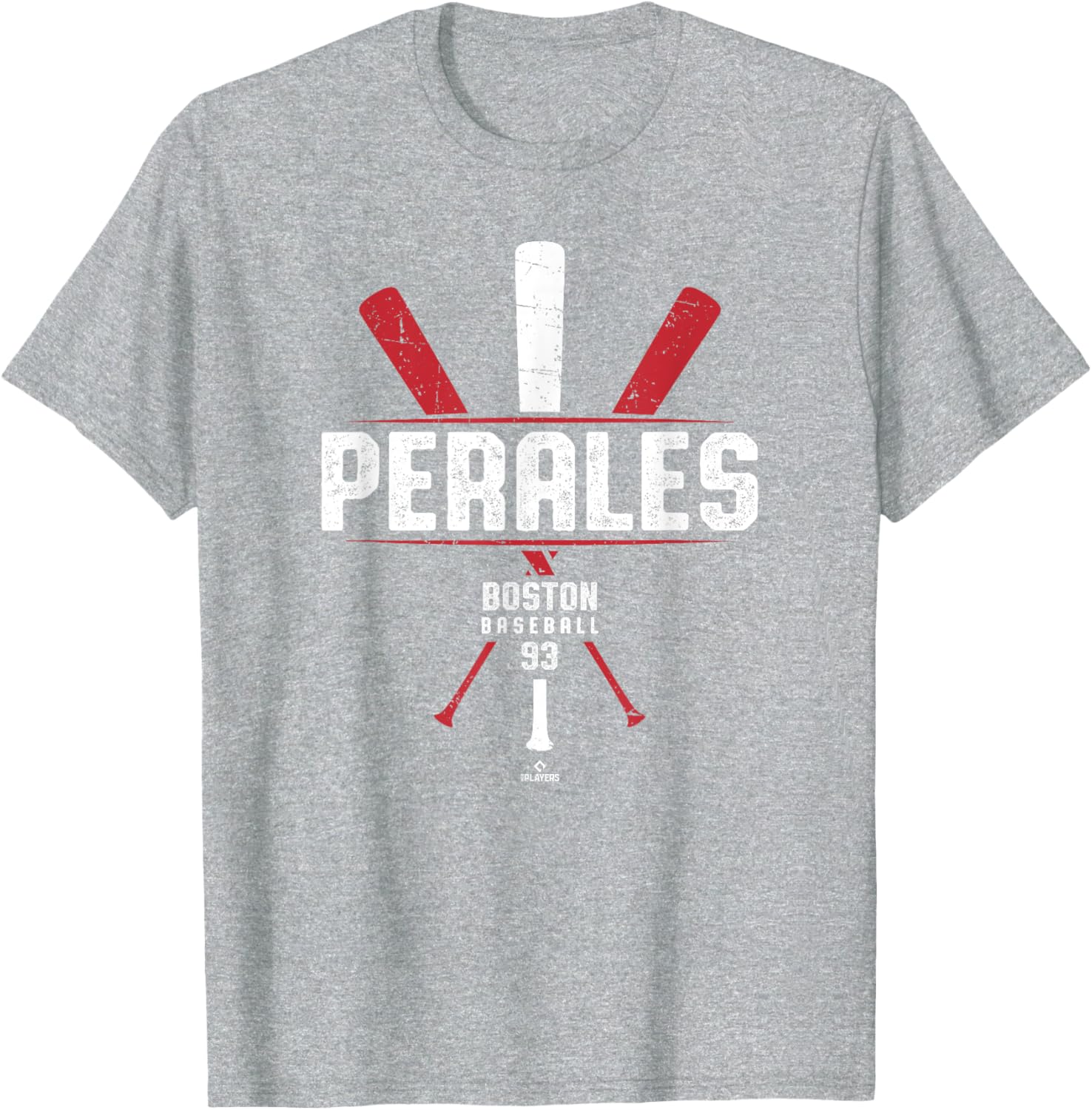 Vintage Baseball Bat Gameday T-Shirt Featuring Luis Perales Boston Design - 5