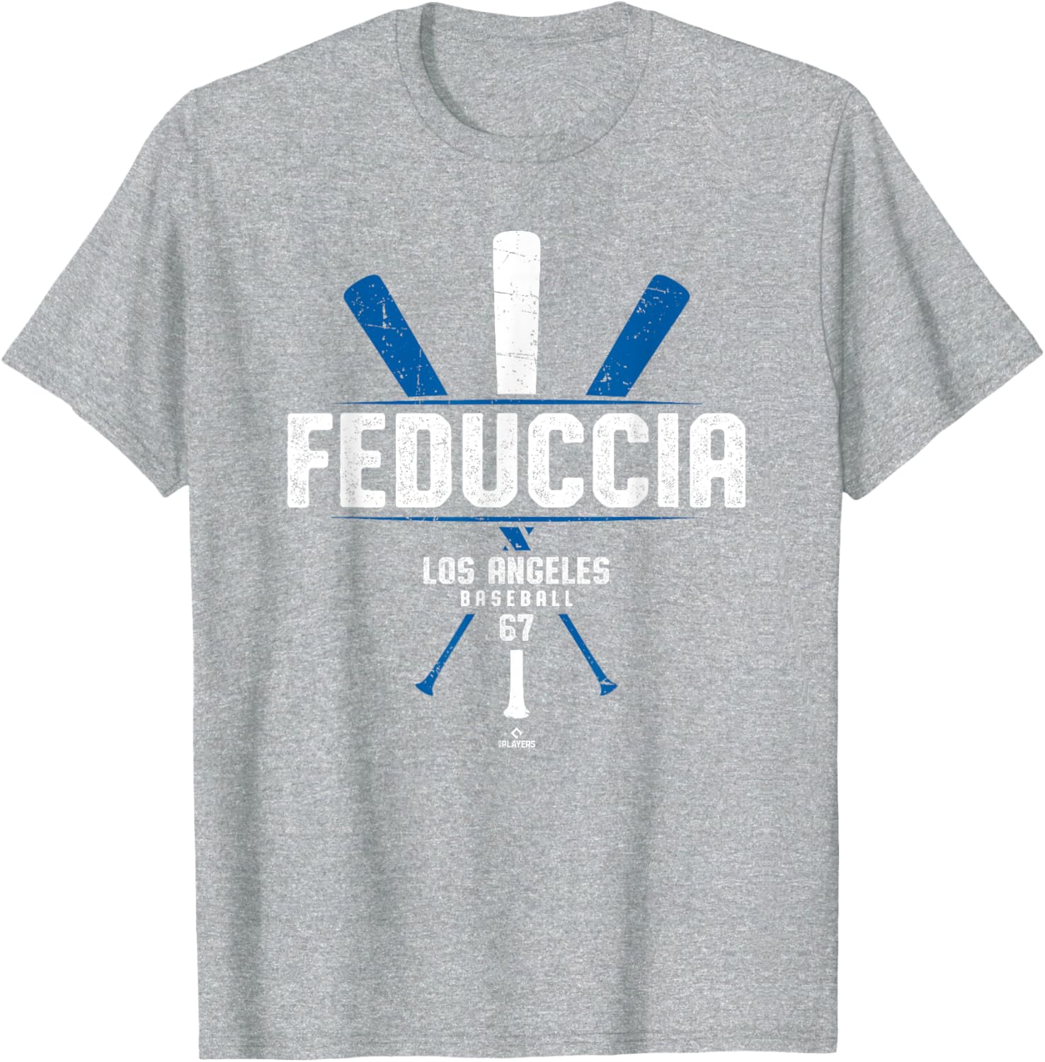 Vintage Baseball Bat Gameday Hunter Feduccia T-Shirt for Los Angeles Fans - 2