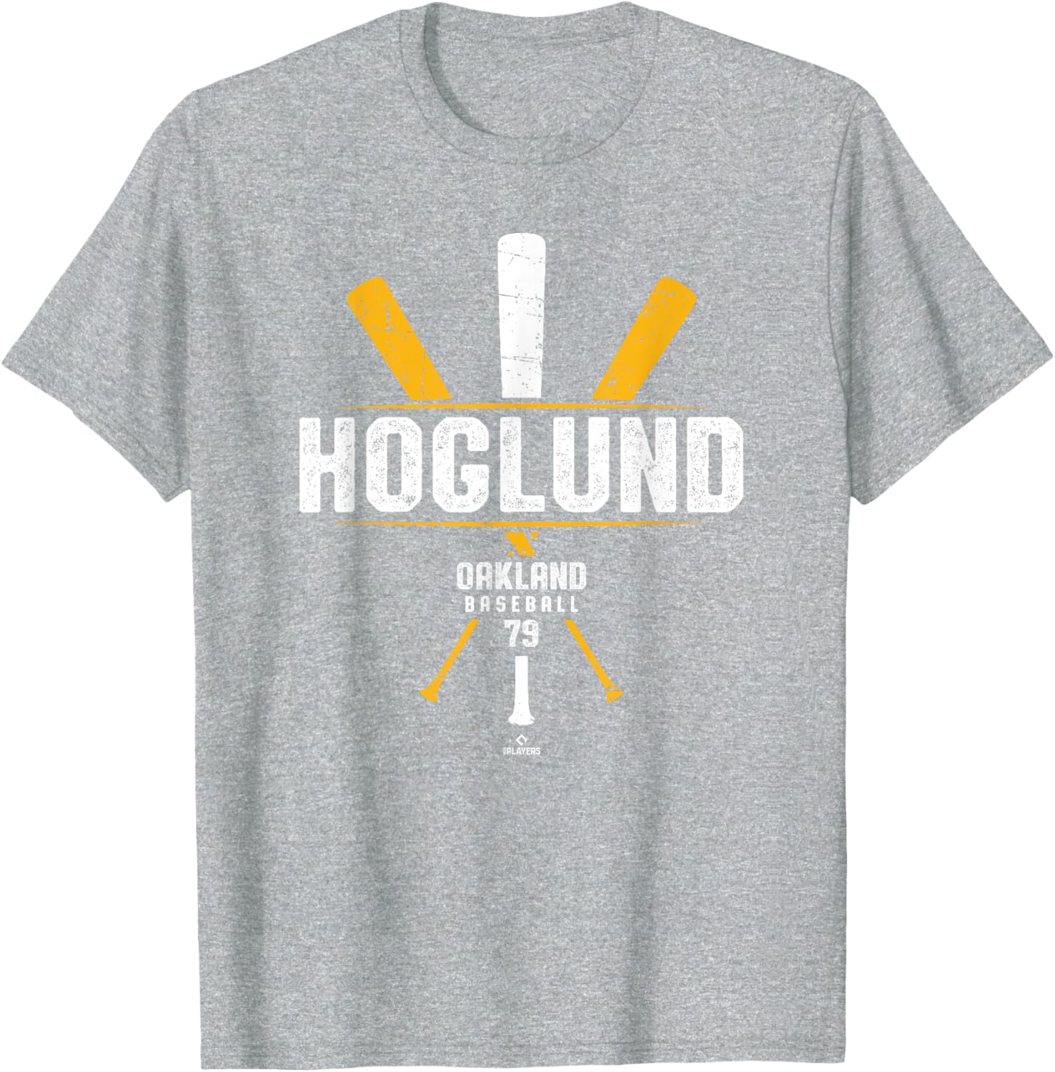 Vintage Baseball Bat Gameday Gunnar Hoglund Oakland T-Shirt for Fans - 2