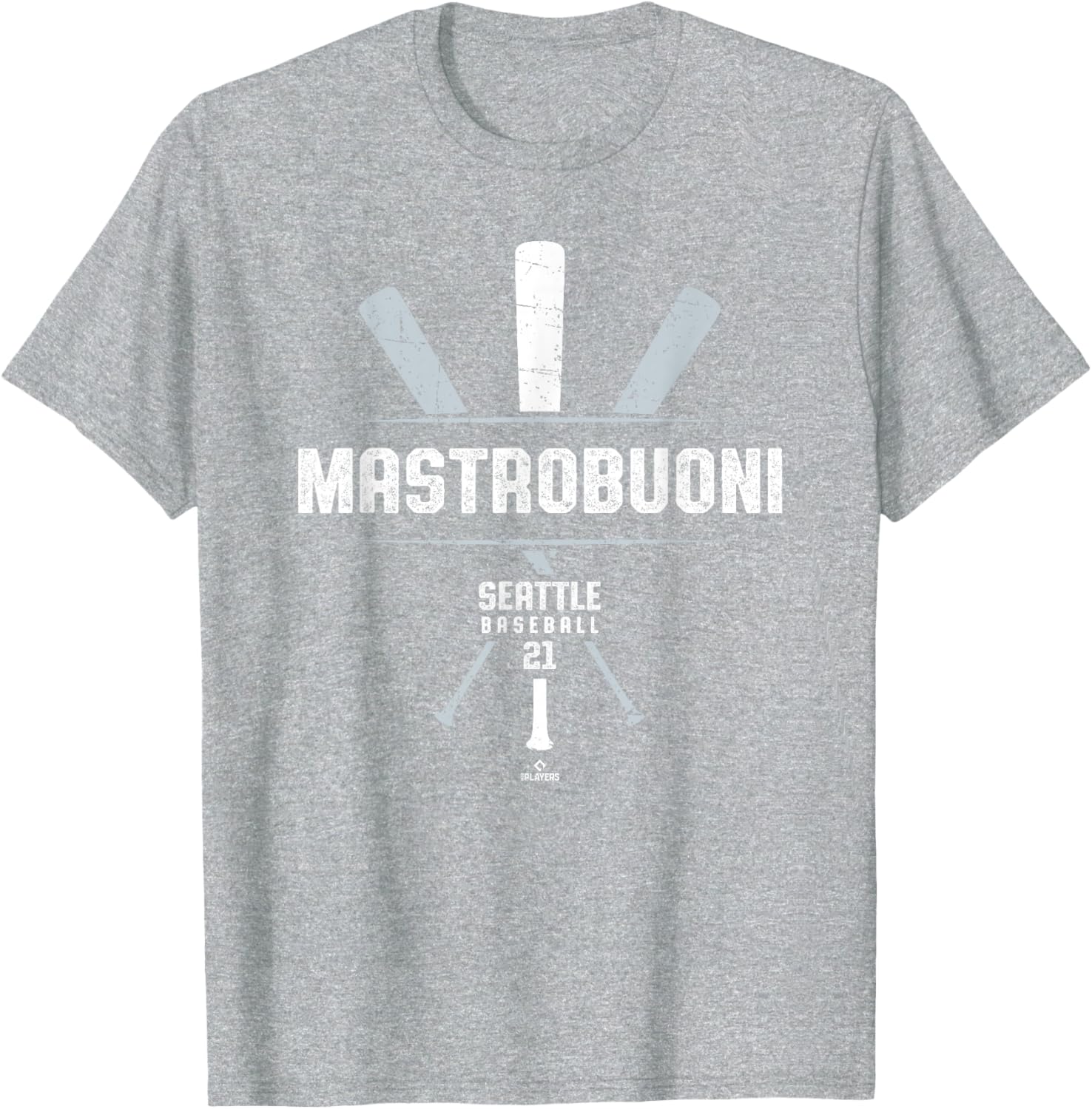 Vintage Baseball Bat Seattle T-Shirt Gameday Miles Mastrobuoni Apparel - 2