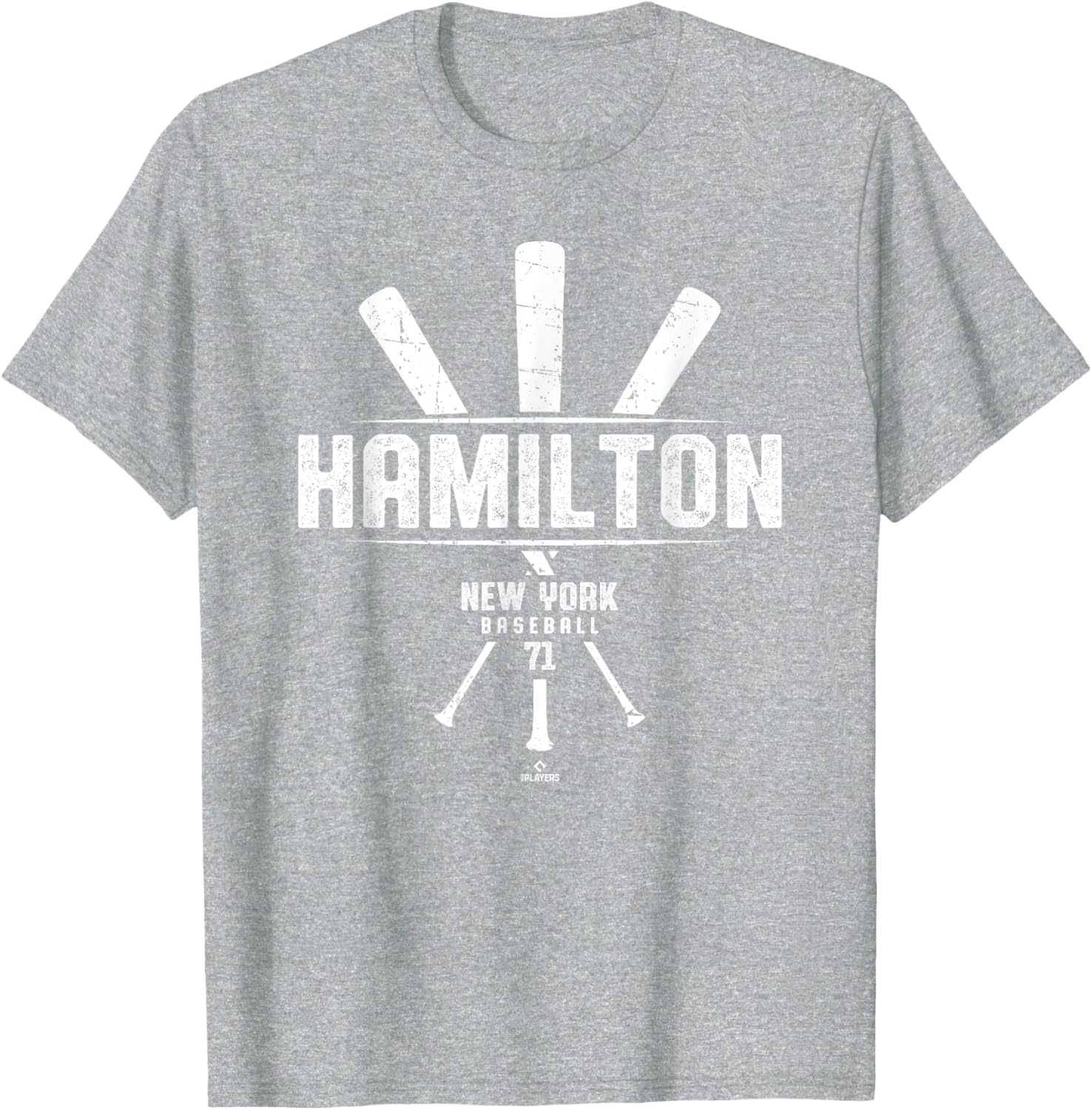 Vintage Baseball Bat Gameday T-Shirt for Ian Hamilton New York Fans - 1