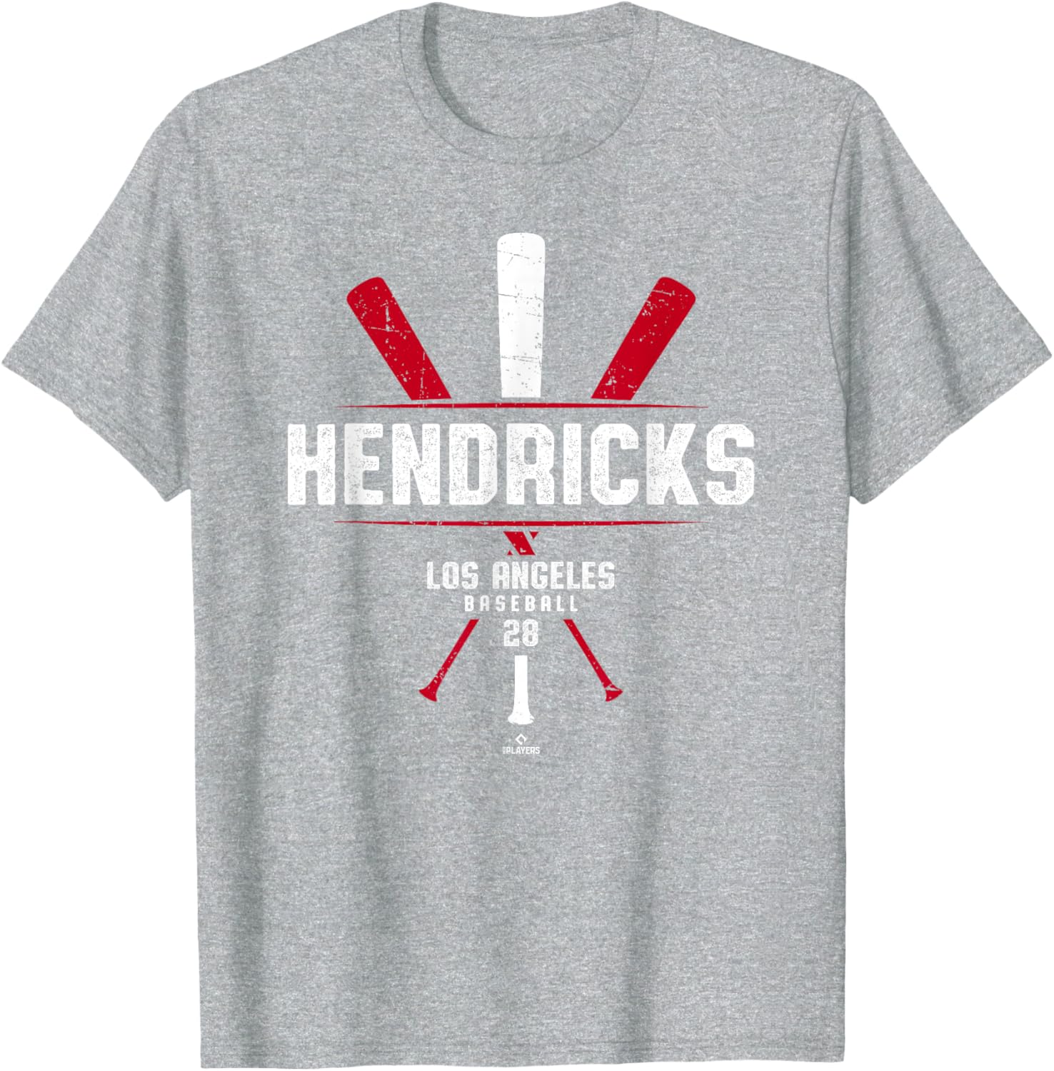 Vintage Baseball Bat Gameday Kyle Hendricks Los Angeles T-Shirt - 5
