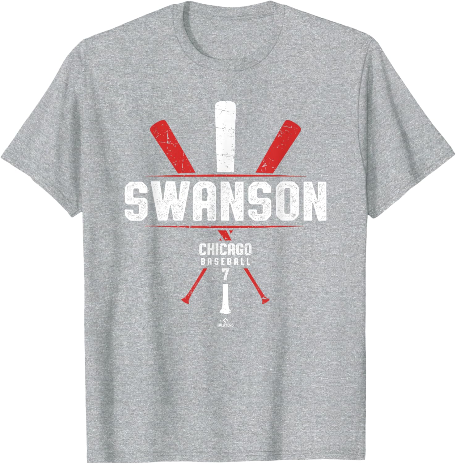 Vintage Baseball Bat Gameday Dansby Swanson Chicago T-Shirt for Fans - 1