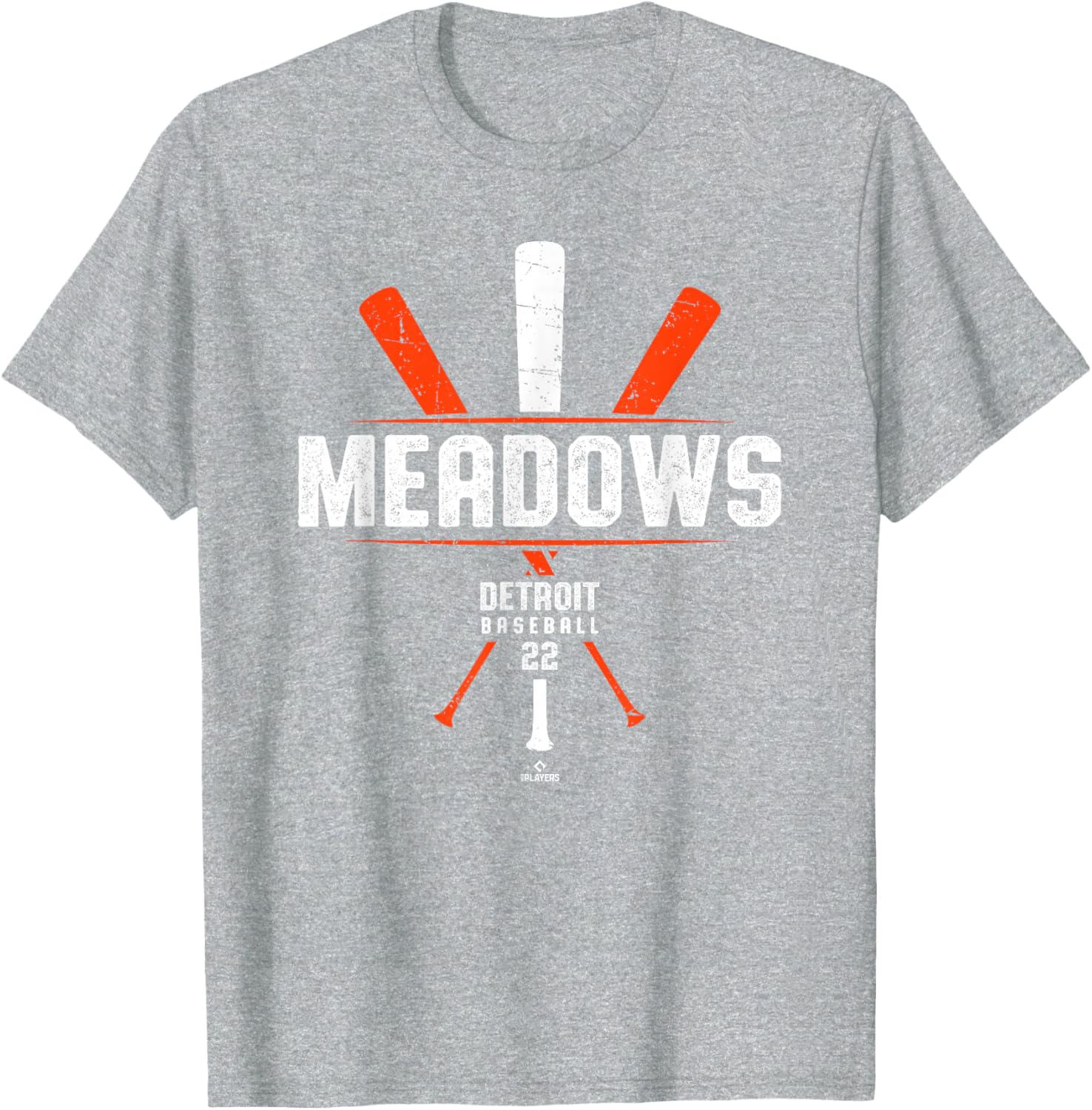 Vintage Baseball Bat Parker Meadows Detroit T-Shirt for Gamers & Fans - 2