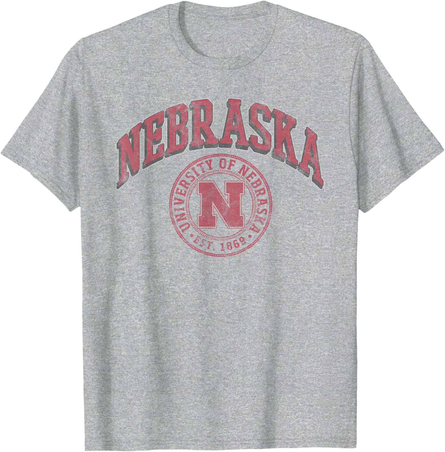 University of Nebraska Cornhuskers Seal T-Shirt for Sports Fans - 3