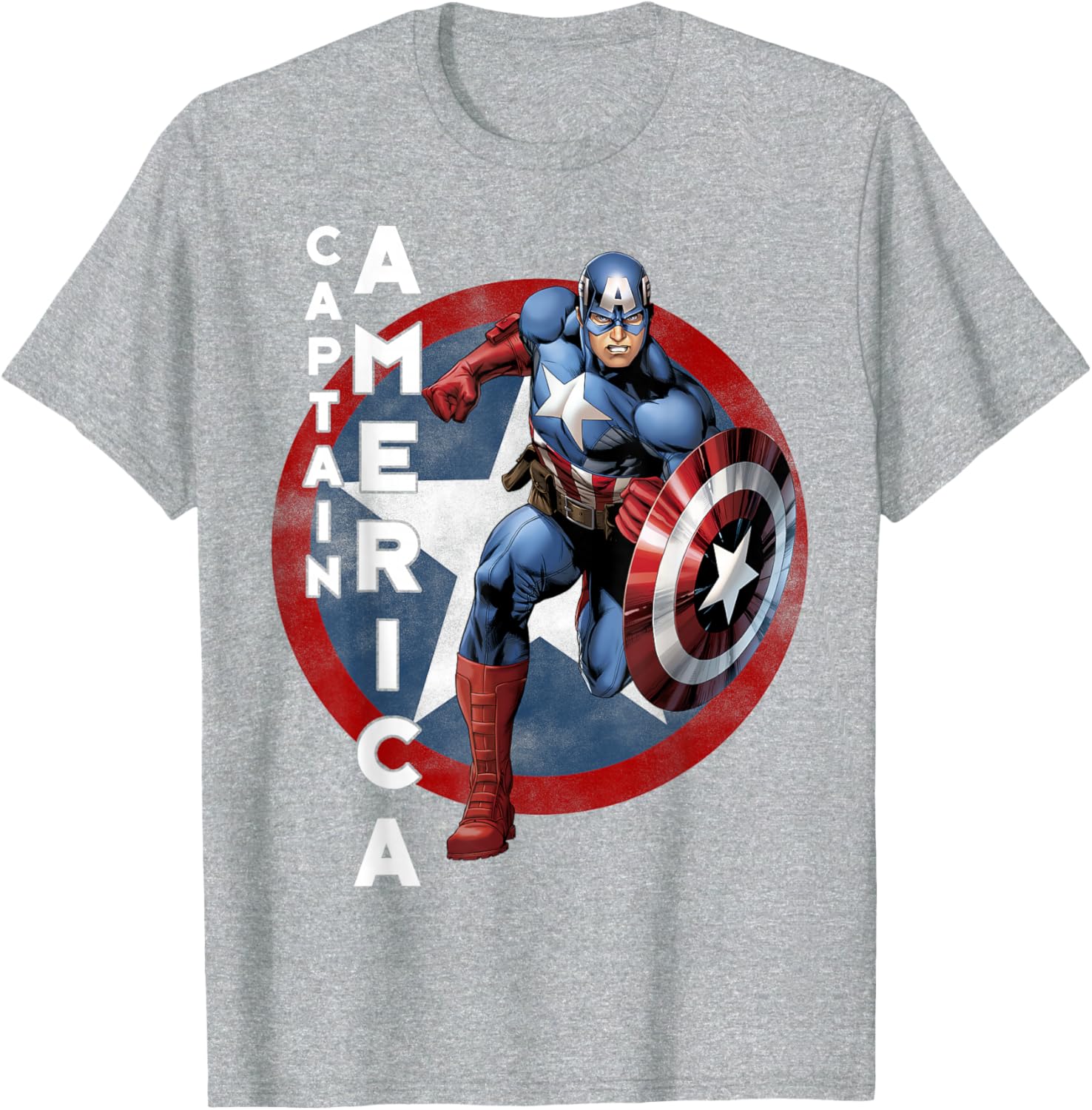 Vintage Captain America T-Shirt Marvel Avengers Icon for Fans and Collectors - 4