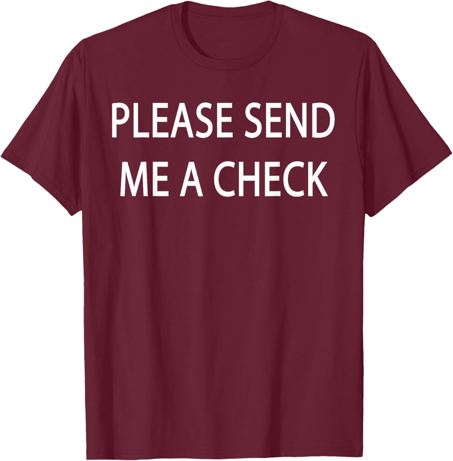 Please Send Me a Check T-Shirt for Fun and Casual Style - 13