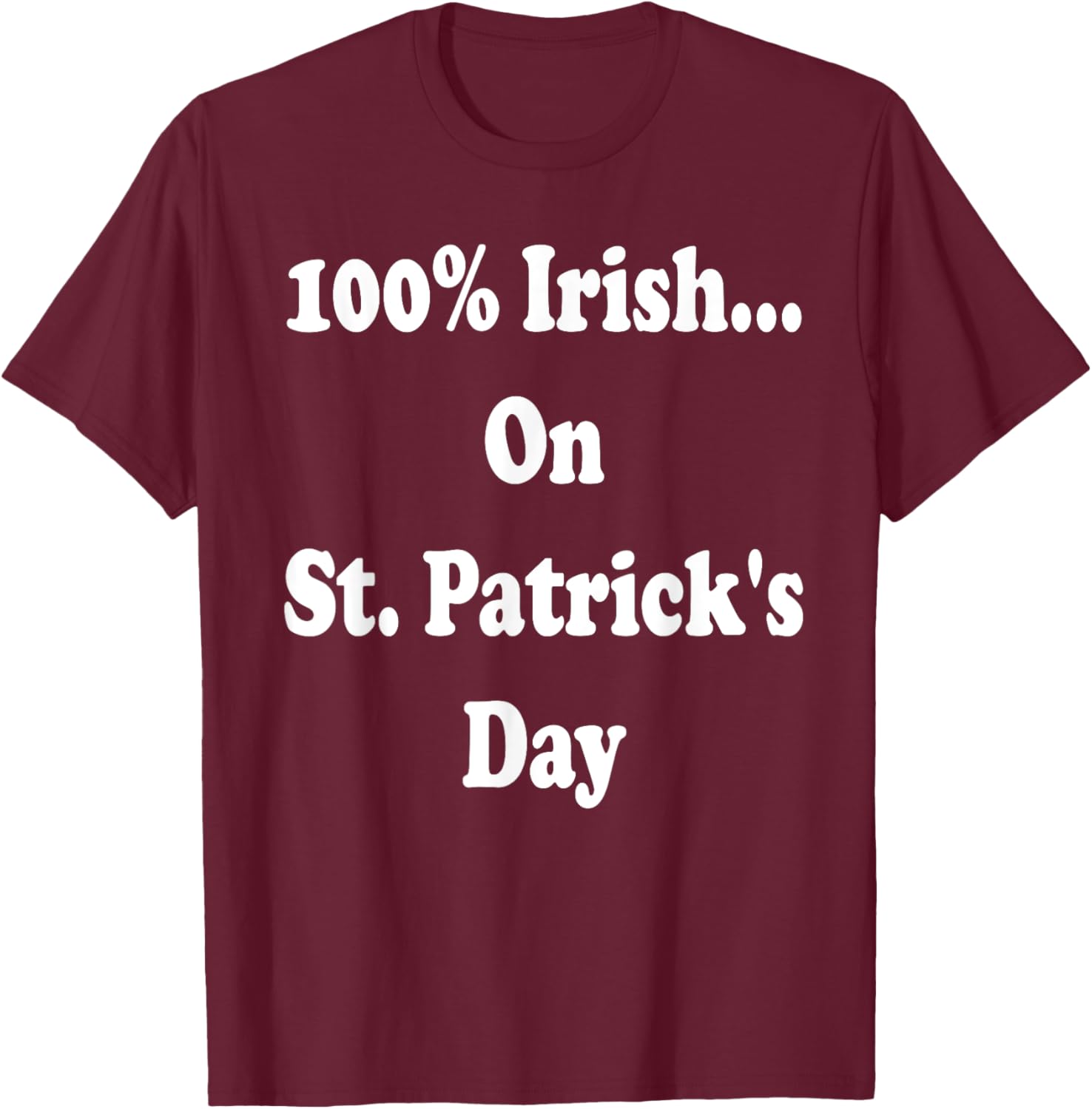 100 Percent Irish St. Patrick's Day T-Shirt for Festive Celebrations - 16