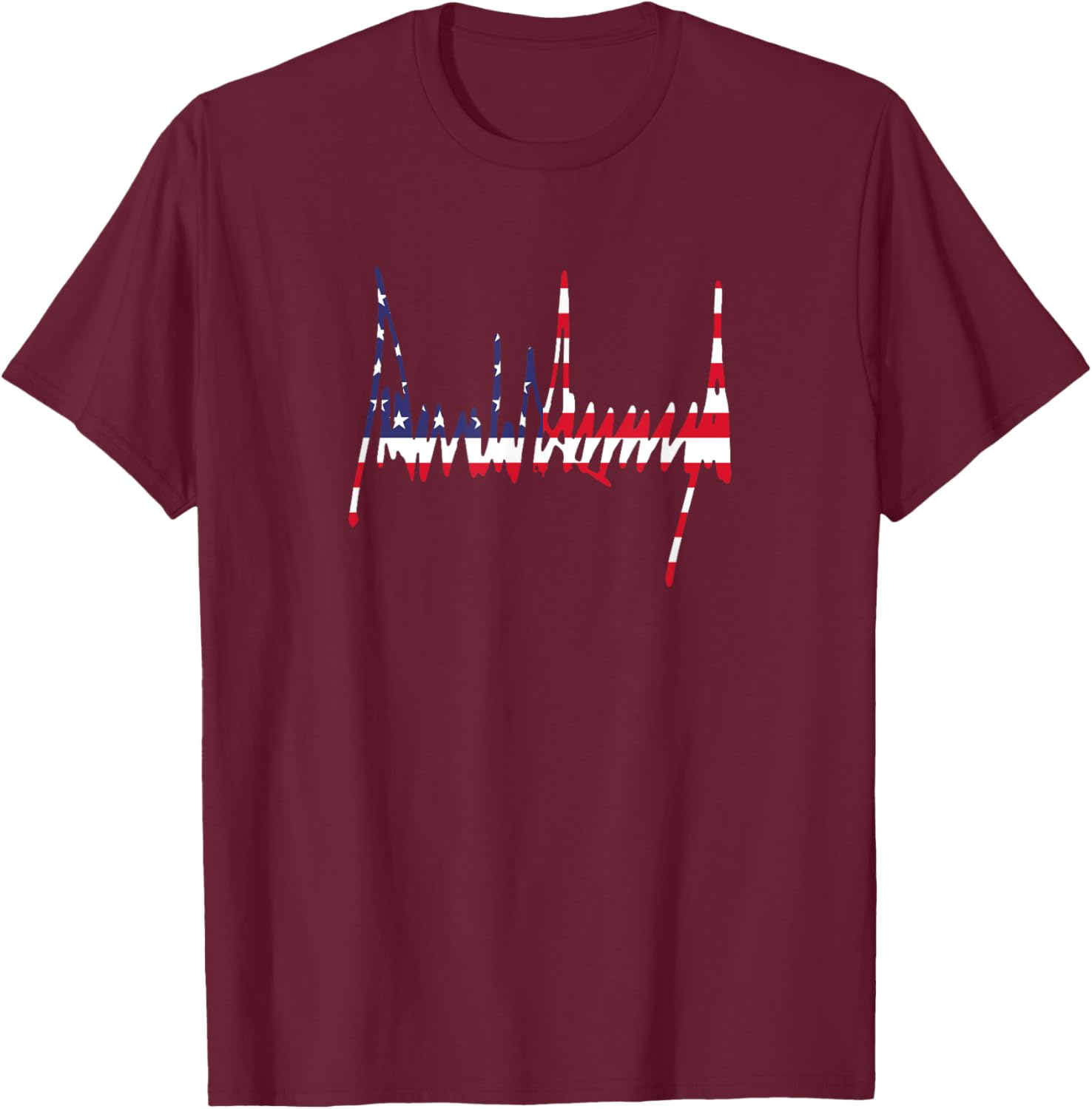 Signature US Flag Number 47 Jersey T-Shirt for 4th of July Celebration - 4