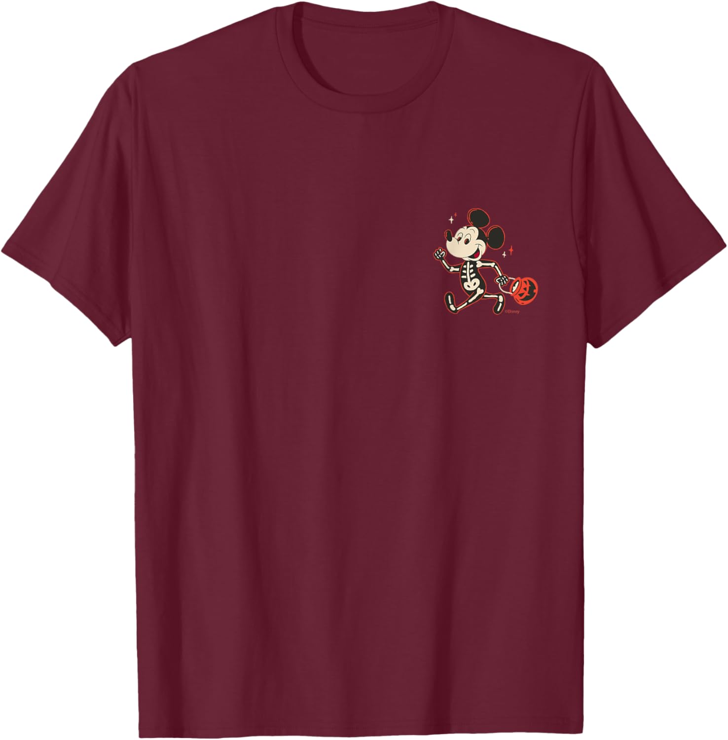 Disney Mickey Mouse Skeleton Halloween T-Shirt for Trick or Treat Fun - 6
