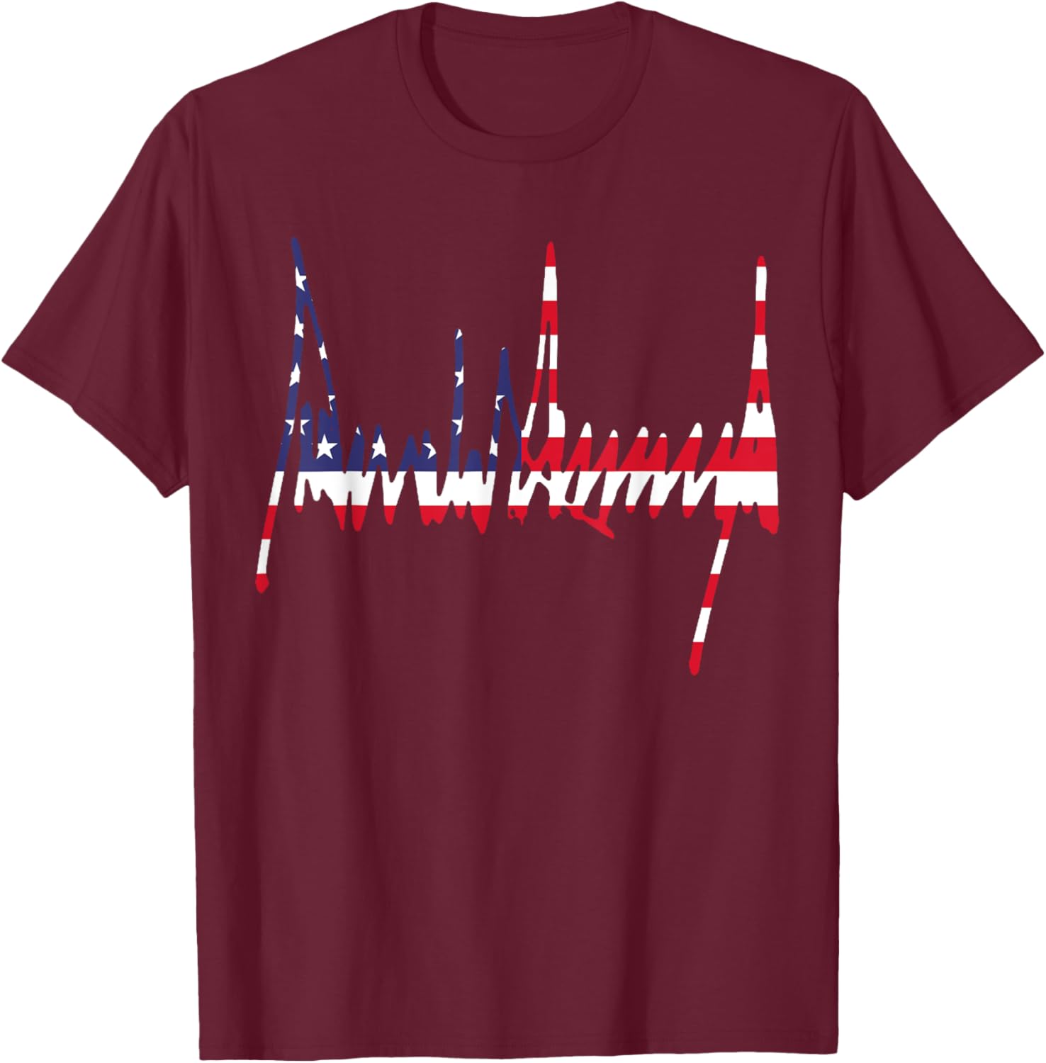 Signature US Flag Number 47 Jersey 45th Anniversary 4th of July Tee - 6