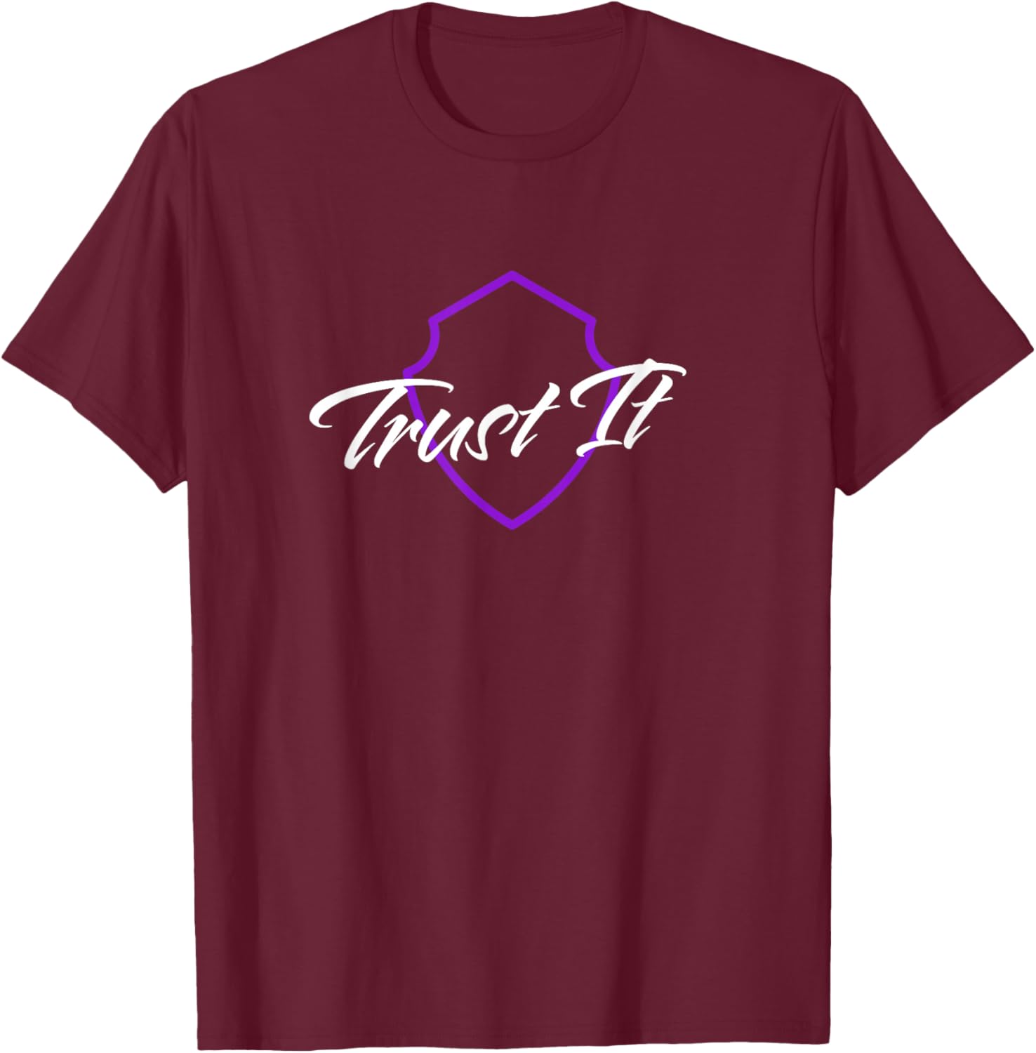 Trust It Shield T-Shirt for Men and Women - Stylish Comfortable Wear - 14