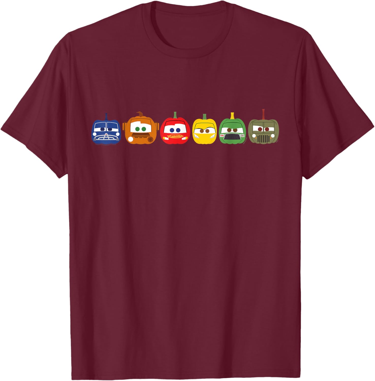 Disney Pixar Cars Halloween Pumpkin T-Shirt for Kids and Adults - 11