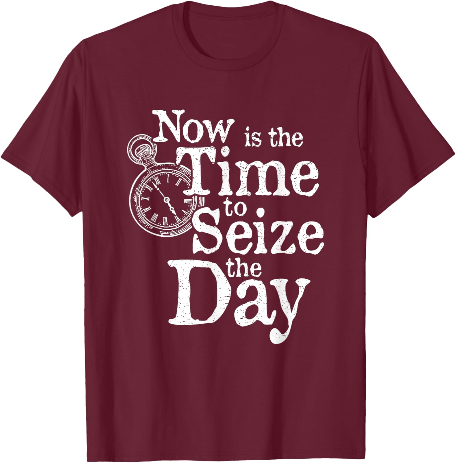 Seize the Day Motivational Quote T-Shirt for Back to School Fun - 26